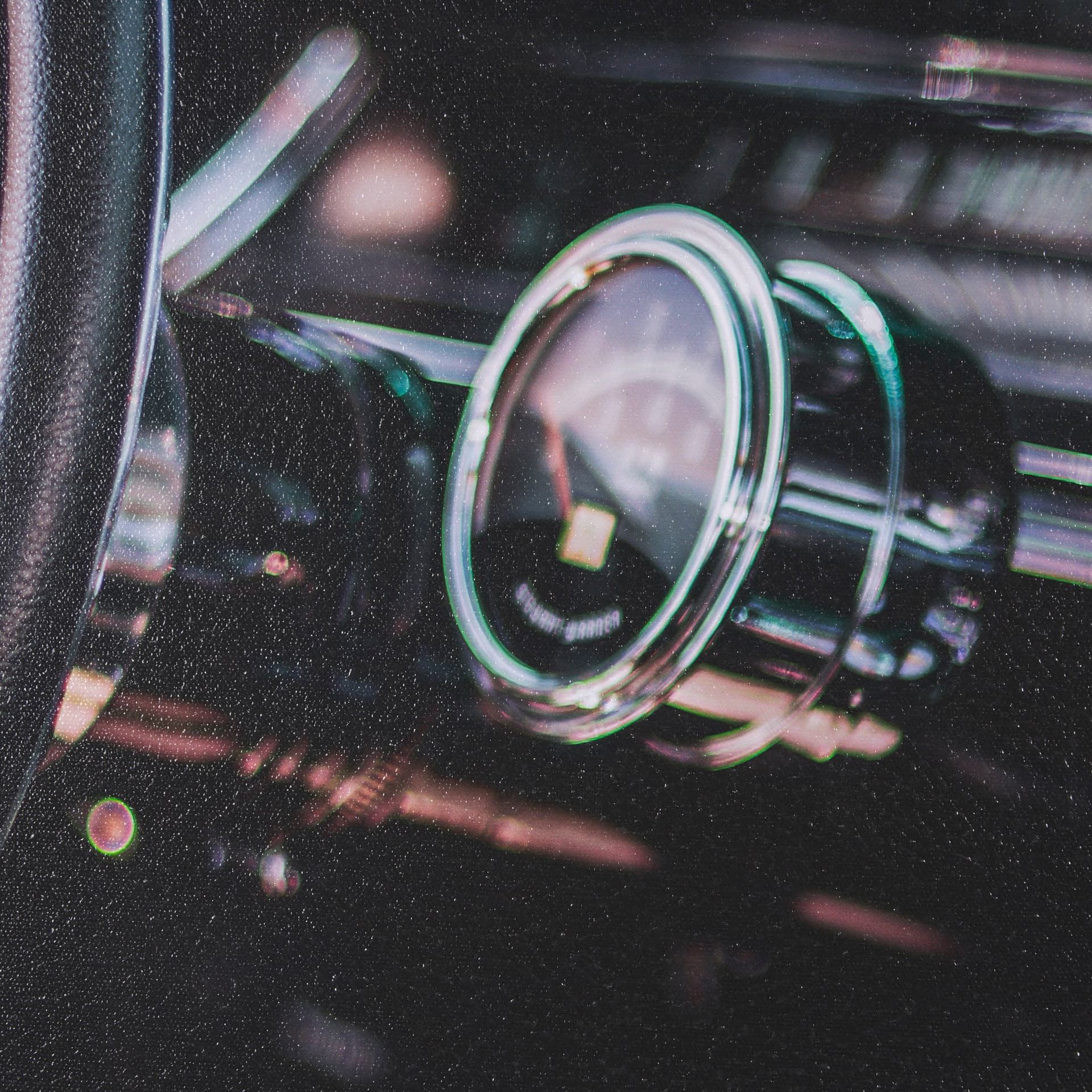 Car Interior by Tim Mossholder a Hand Embellished Framed Photo Art Print — product photograph