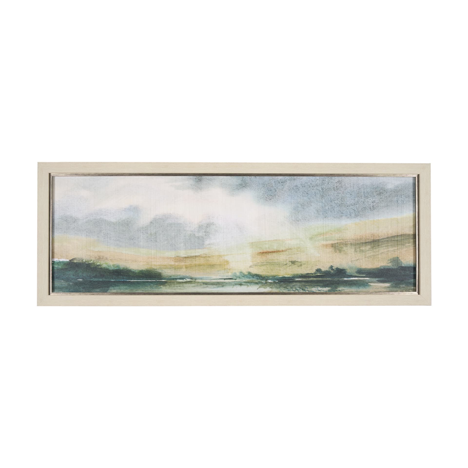 Spring Horizon II by Mercana Studio a Hand Embellished Textured Framed Art Print — product photograph