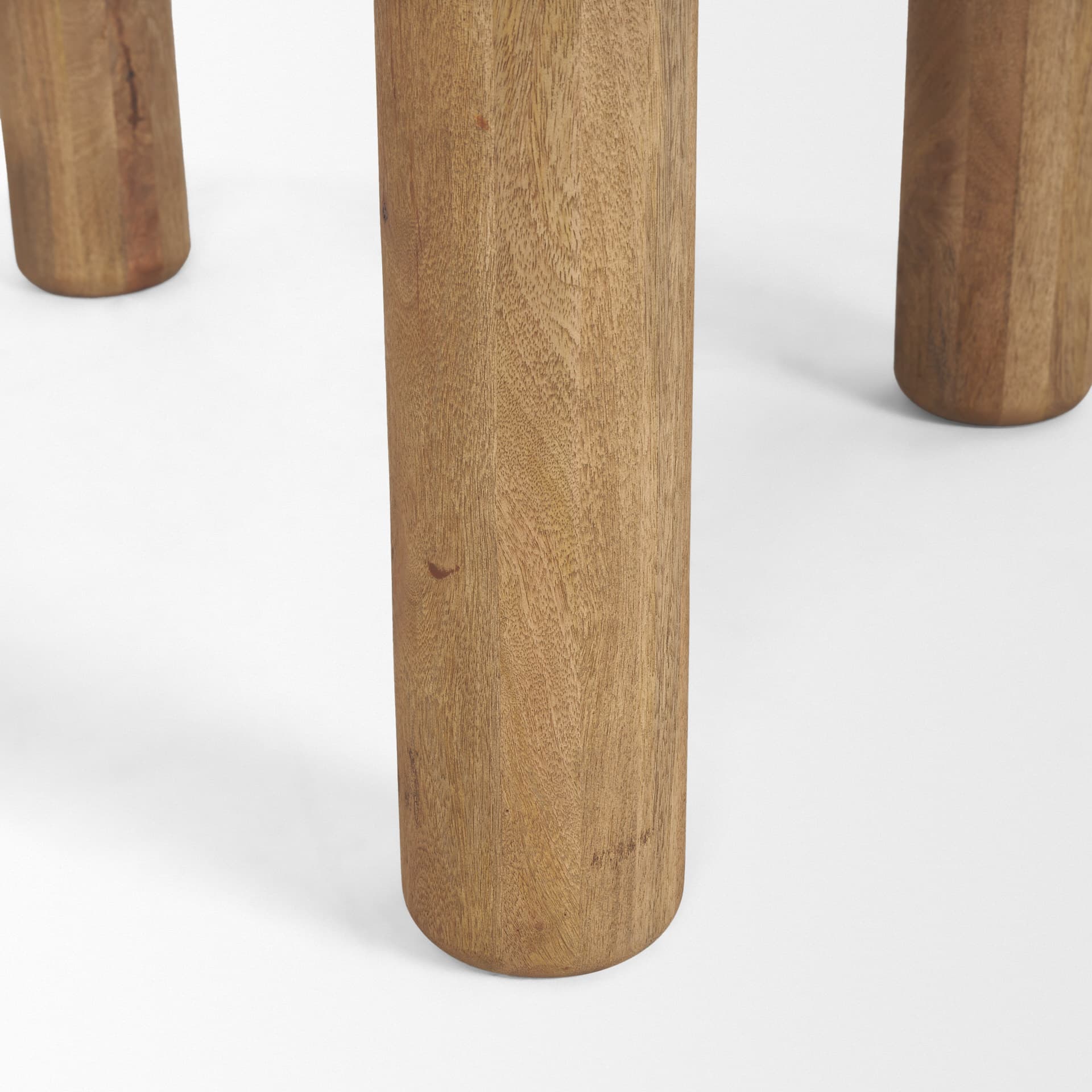 Soma 48" Round Dining Table | Modern | Light Brown Wood | Seats 4 — product photograph