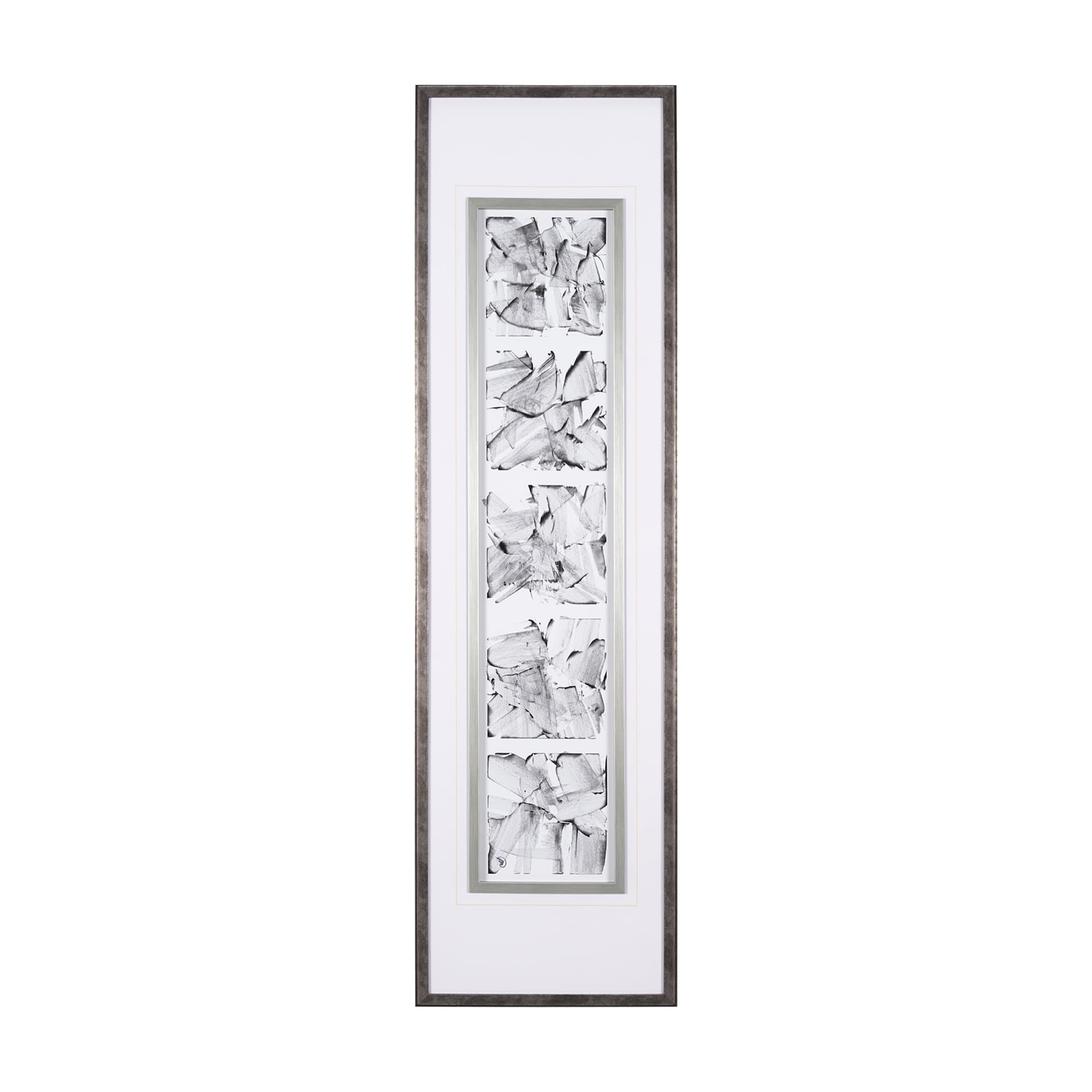 Five Square by Studio M a handmade Original Framed Artwork under Glass — product photograph
