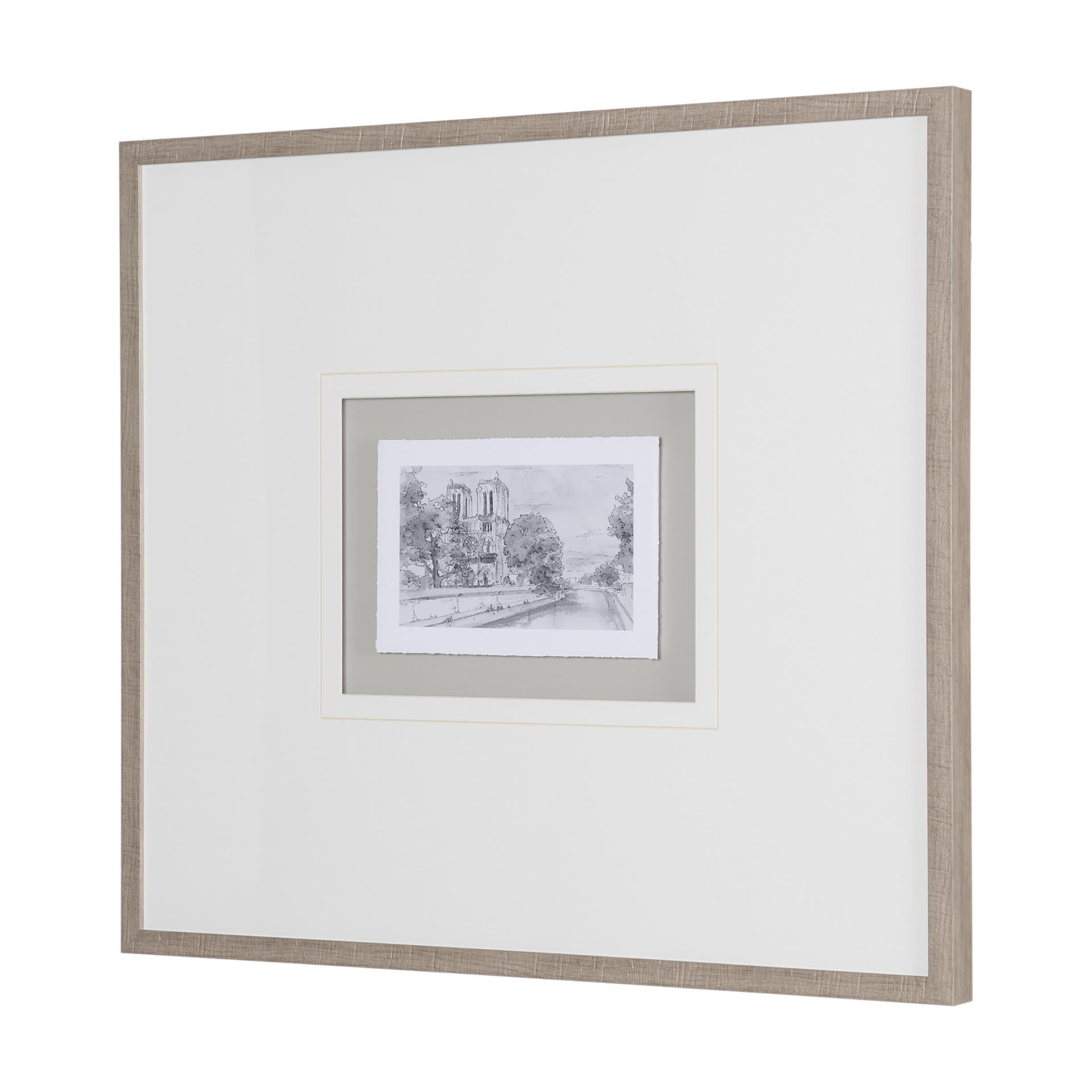 Water Side I by PanPan a Framed Art Print Matted under Glass — product photograph