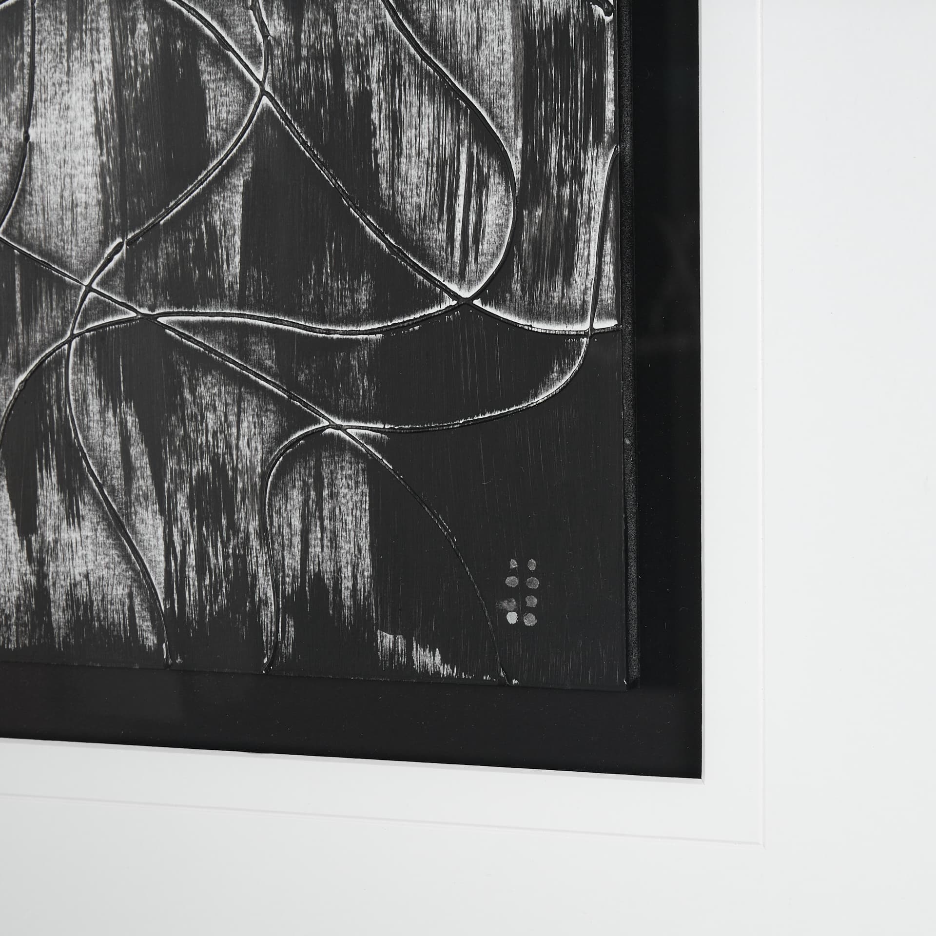 Continuous Strand II by Studio M a handmade Original Framed Artwork under Glass — product photograph