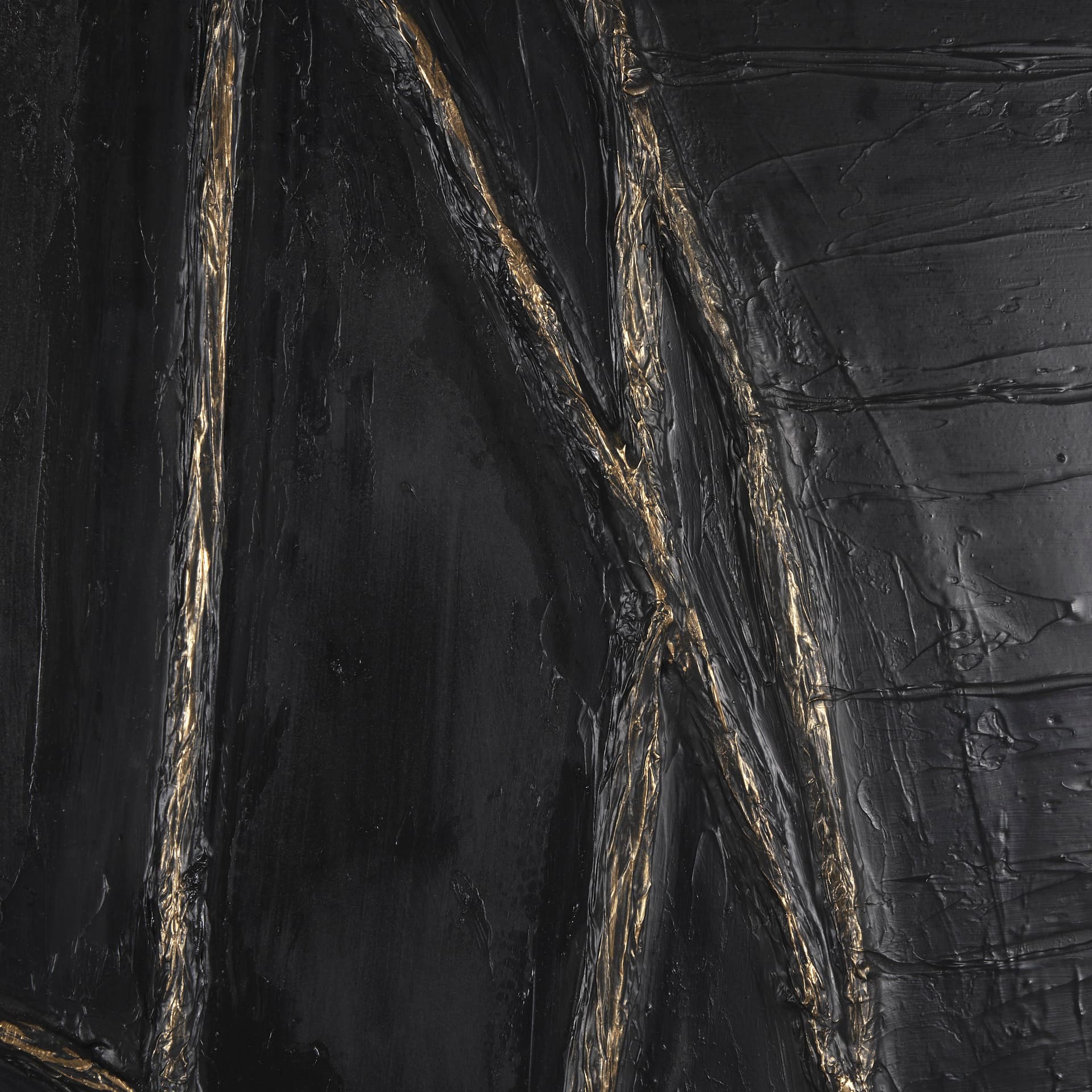 Descent I by Studio M a handmade Original Framed 3D Textured Artwork under Glass — product photograph