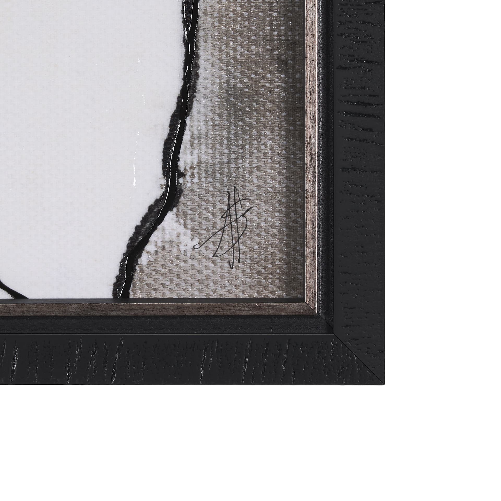 Tributary III by Mercana Studio a Hand Embellished Textured Framed Art Print — product photograph