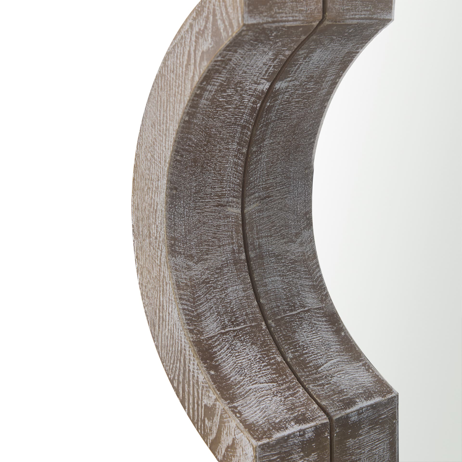 Tamanar 15.0 x 3.0 x 34.1 Light Brown Wood Frame Wall Mirror — product photograph
