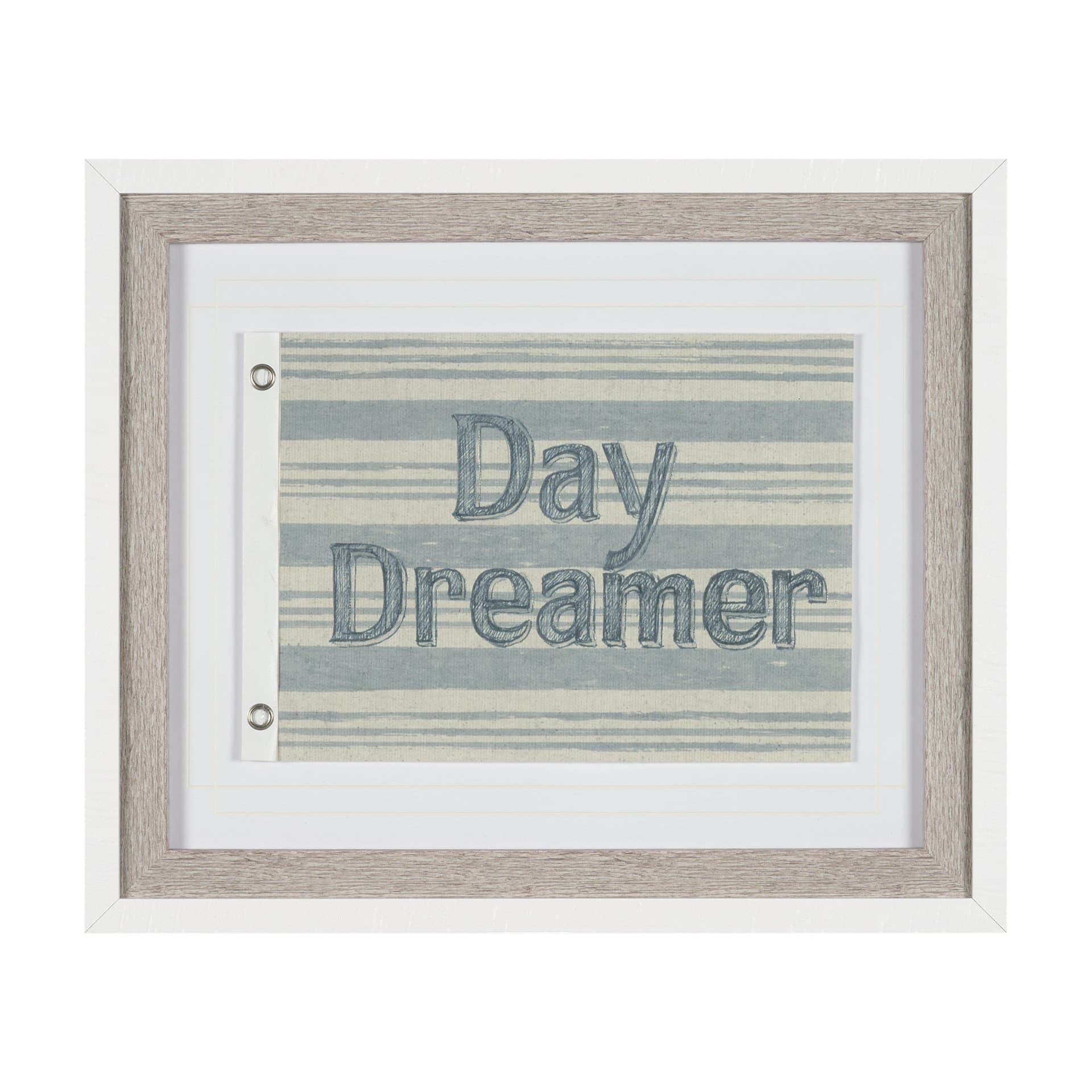 Day Dreamer by Mercana Studio Hand-Embellished Textured Framed Artwork Matted under Glass — product photograph