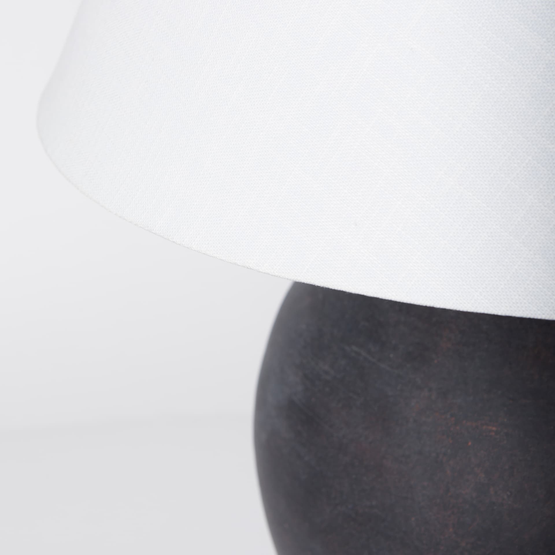 Marvin Black Ceramic Table Lamp — product photograph