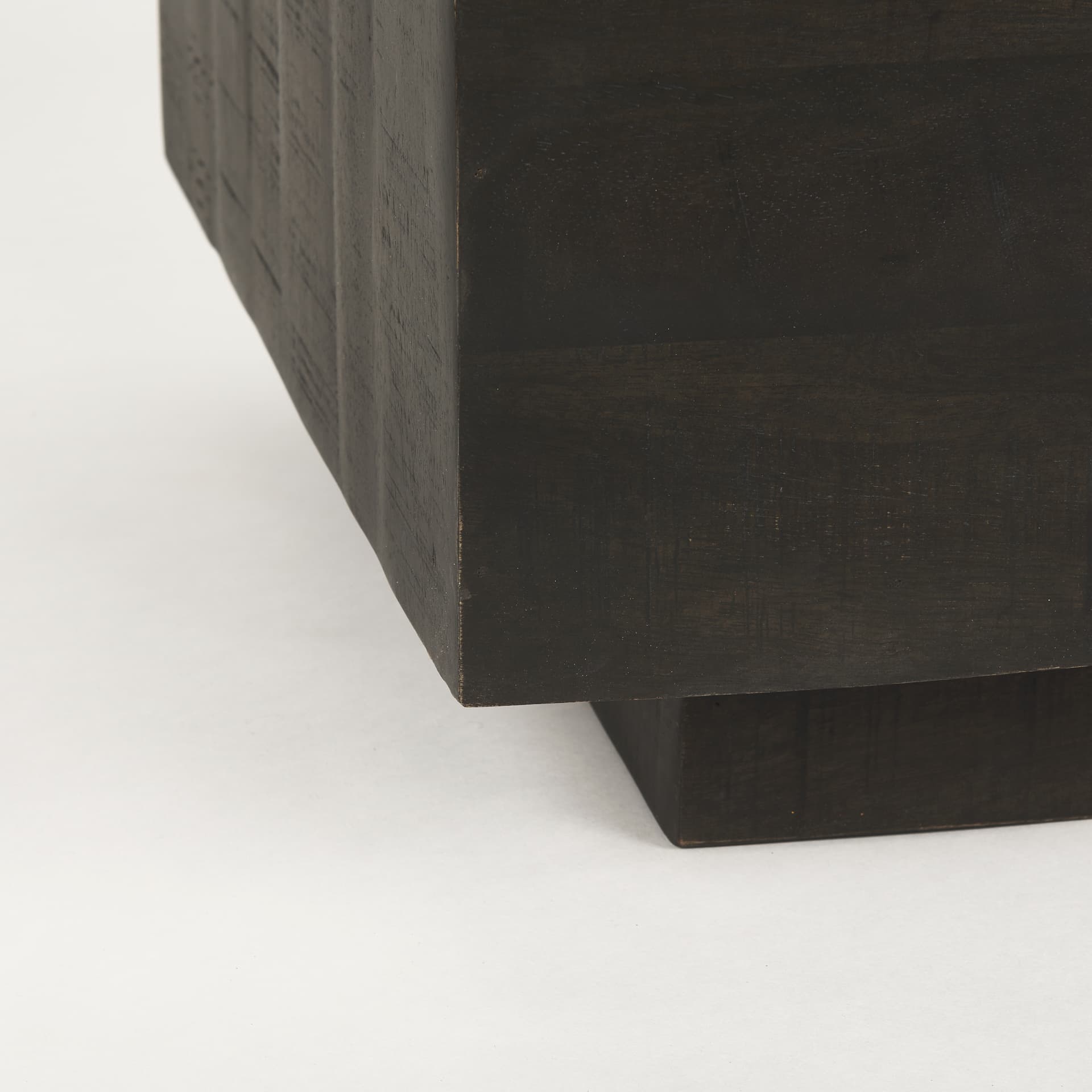 Hayden Dark Brown Wood Rectangular Coffee Table — product photograph