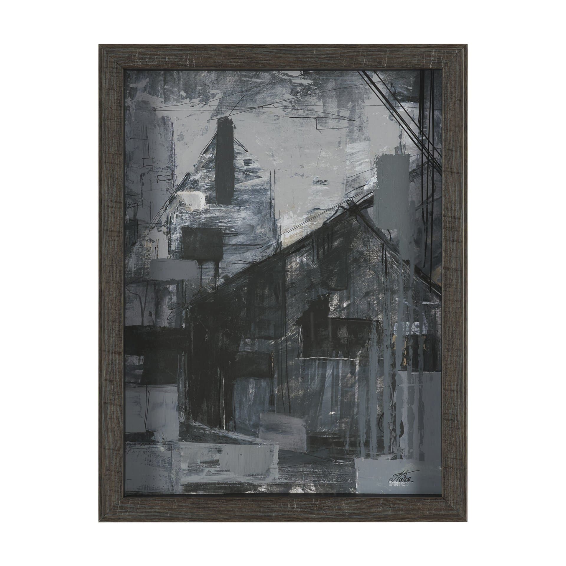 Community 4C by Mercana Studio Framed Artwork Matted under Glass — product photograph