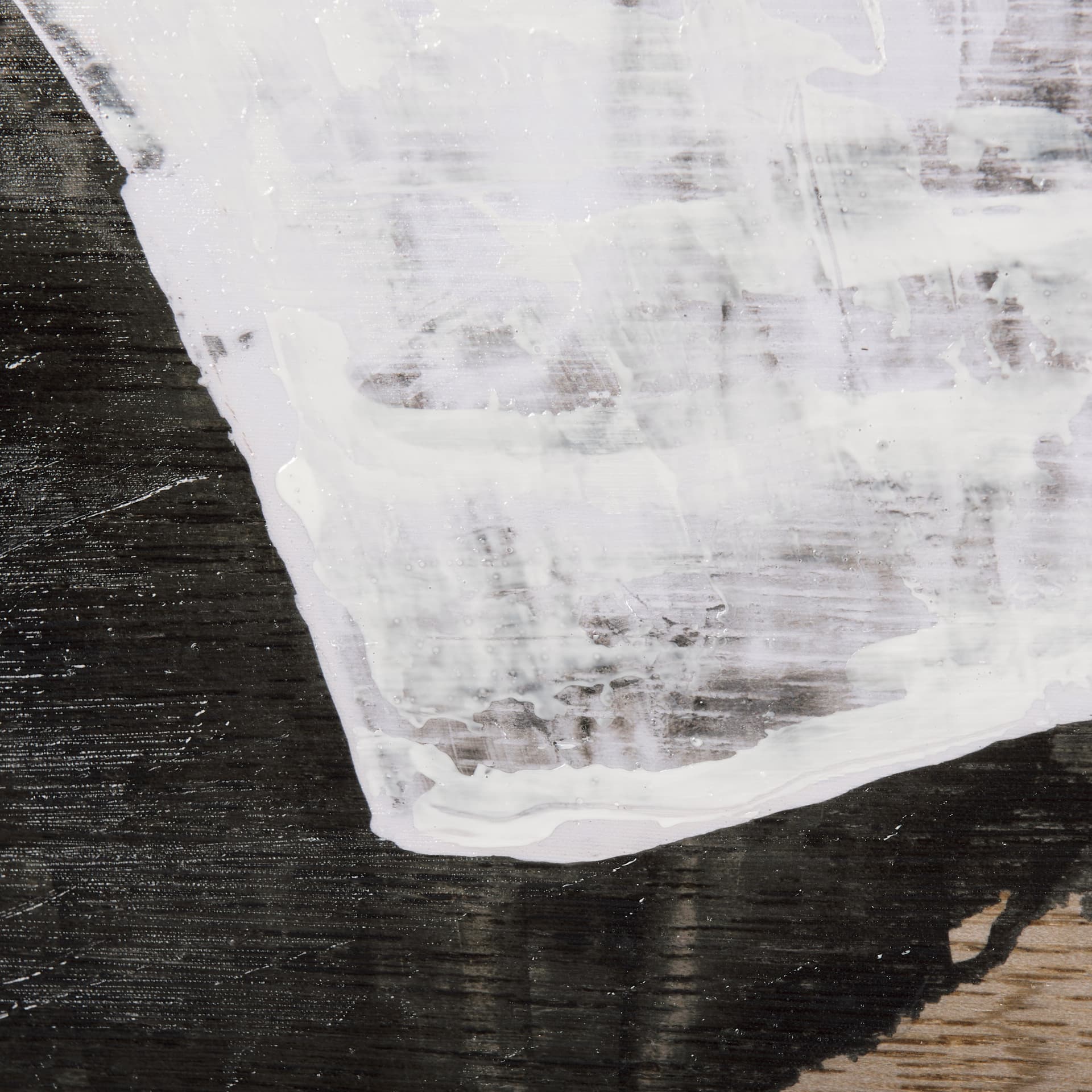 Clouds upon Fields II by Mercana Studio a Hand Embellished Textured Framed Canvas — product photograph
