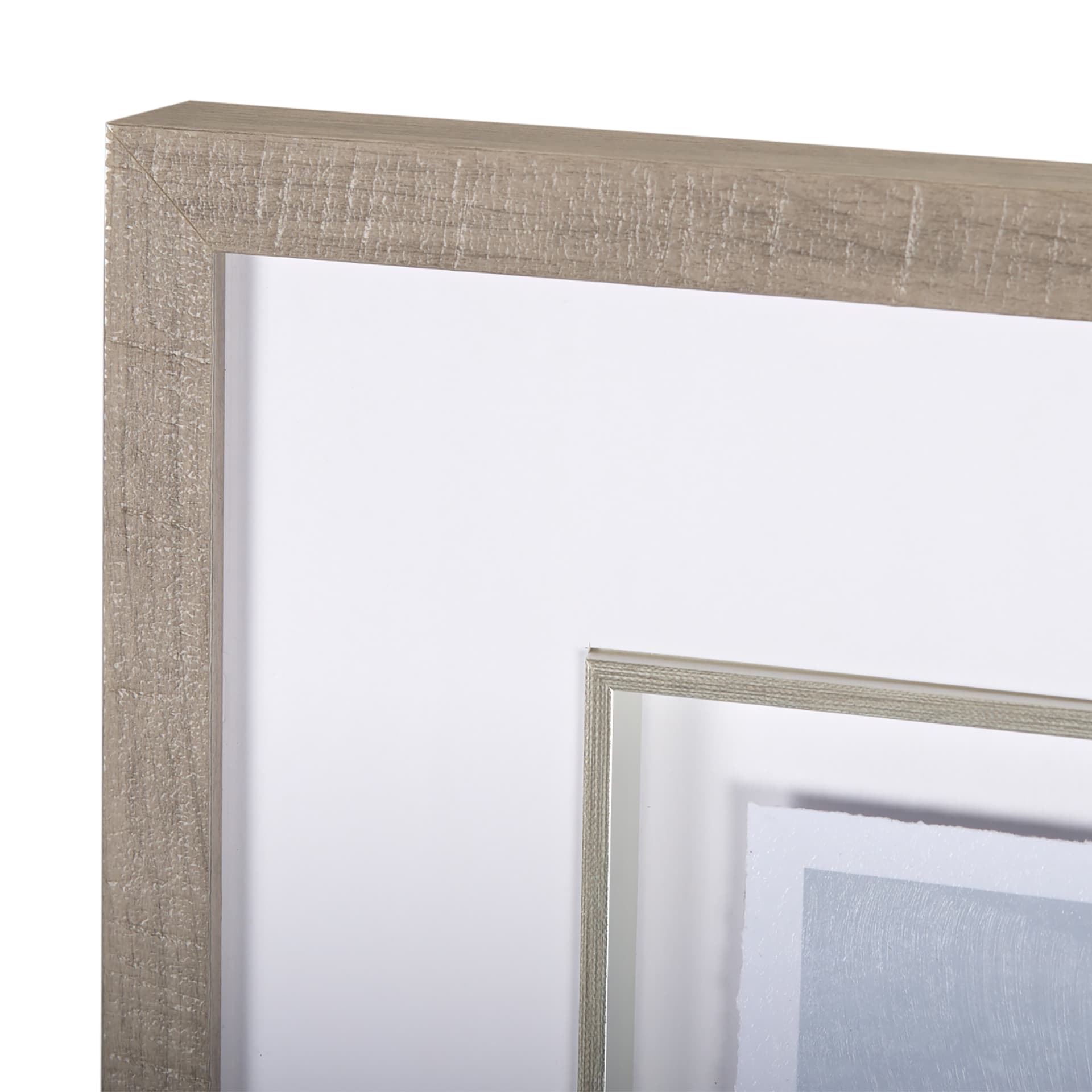 Chilly Breeze II by Natali a Hand Embelished Textured Framed Art Print Matted under Glass — product photograph