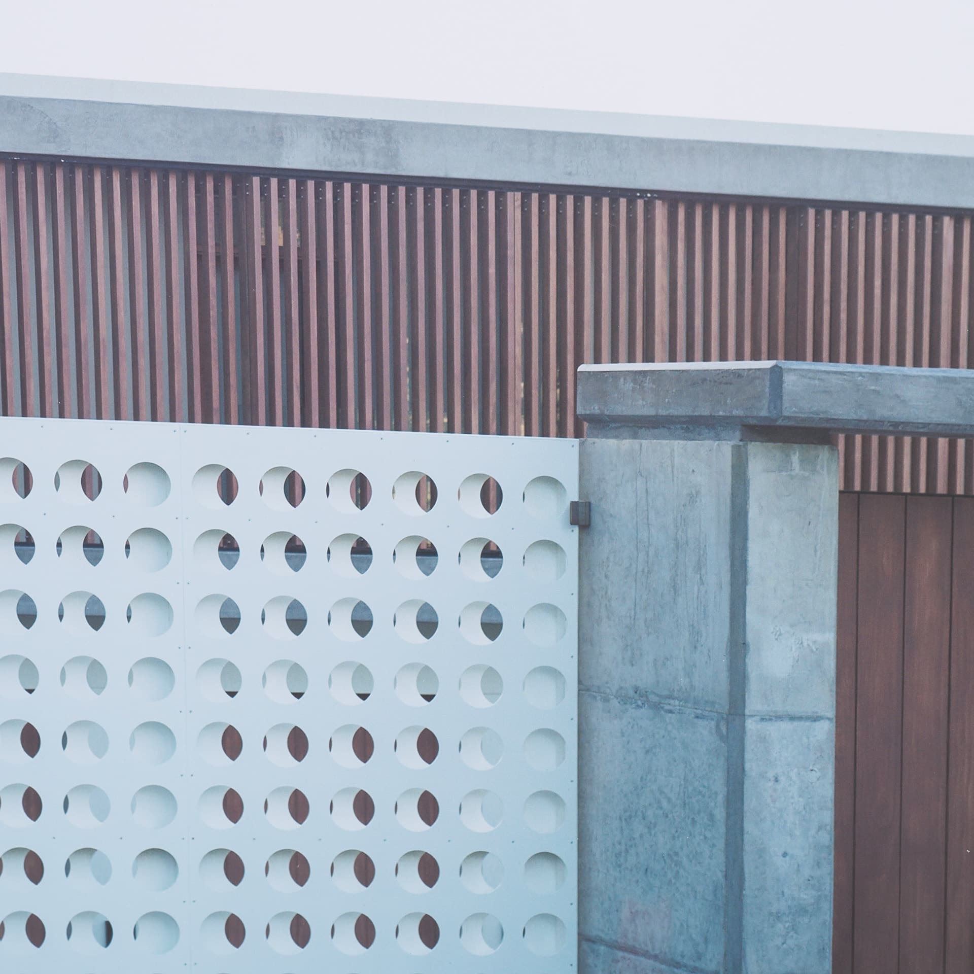 Modern Oasis View by Shot By Clint Framed Photo Print Matted under Glass — product photograph