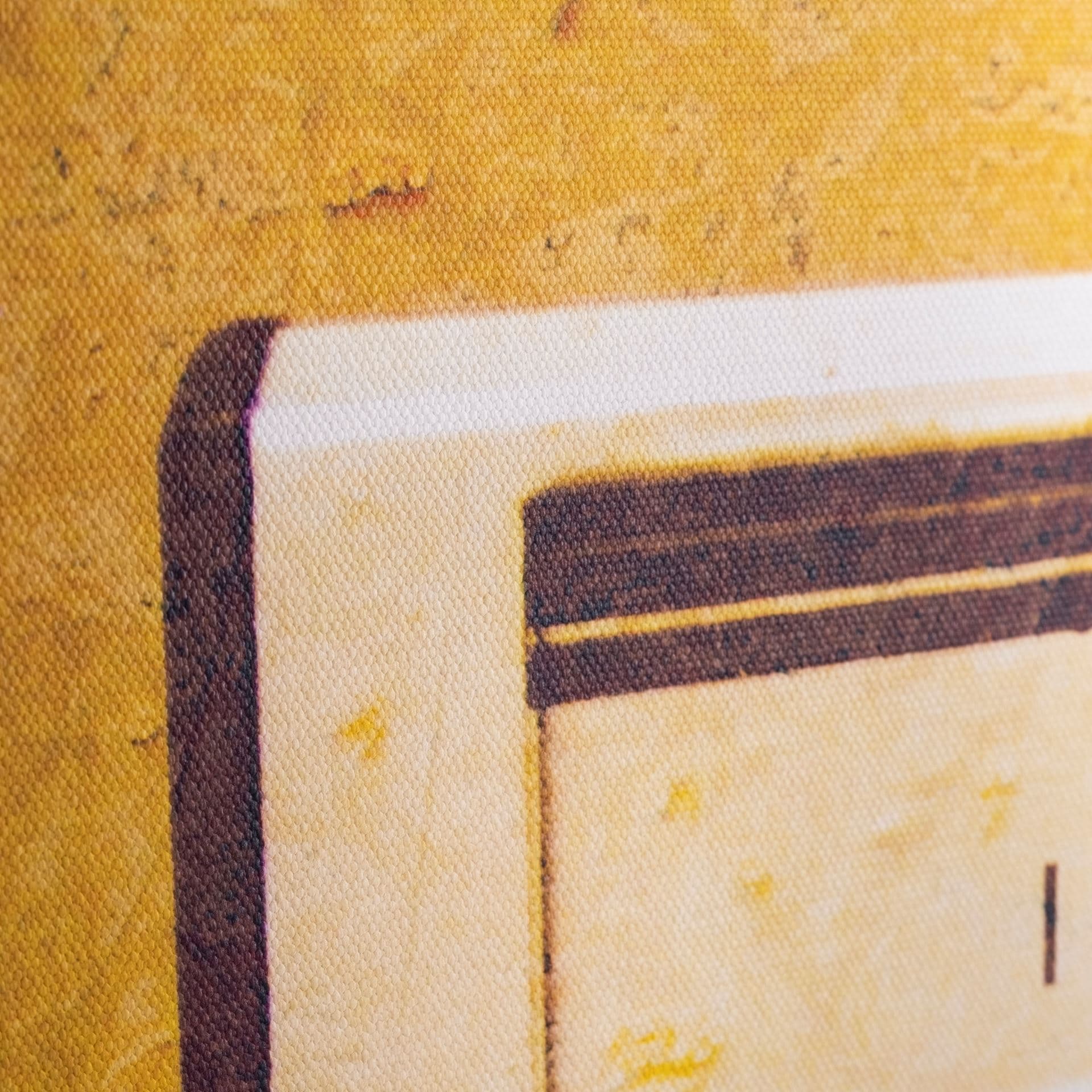 Rapid Vintage by Urban Octopus a Hand Embellished Textured Canvas — product photograph