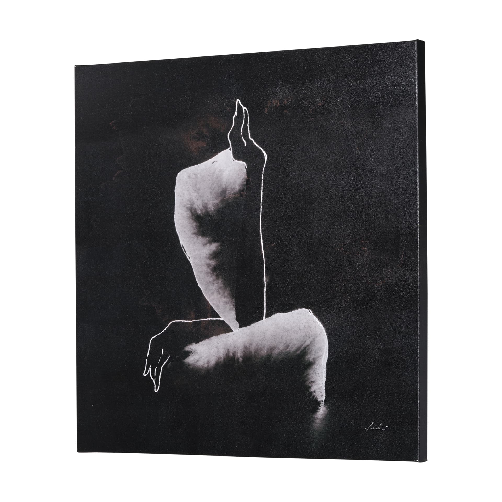 Andromedae I by Melody. D a Hand Embellished Textured Canvas — product photograph