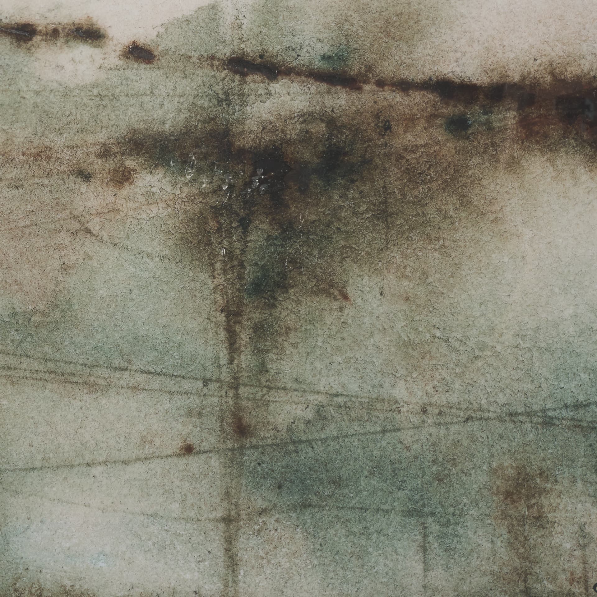 Watercolor Dreamscape III by Mercana Studio Hand Embelished Framed Artwork Matted under Glass — product photograph