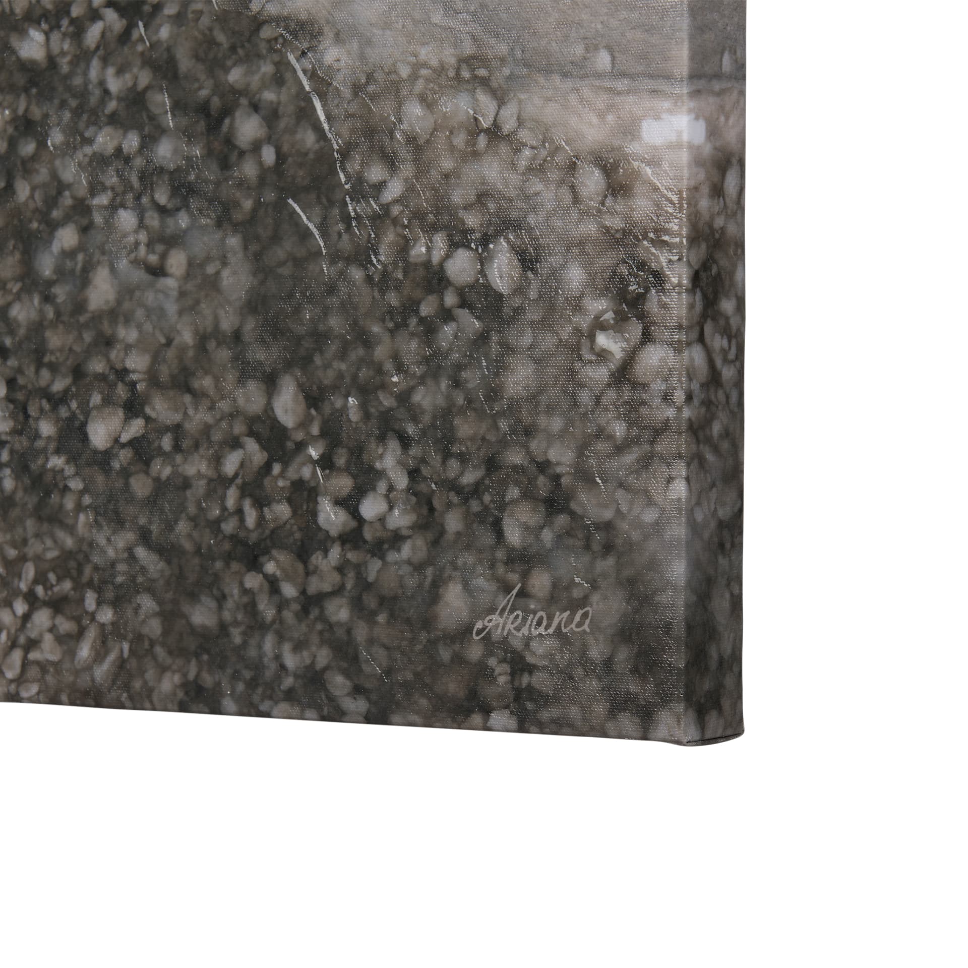 Mudslide II by Mercana Studio a Hand Embellished Textured Canvas — product photograph