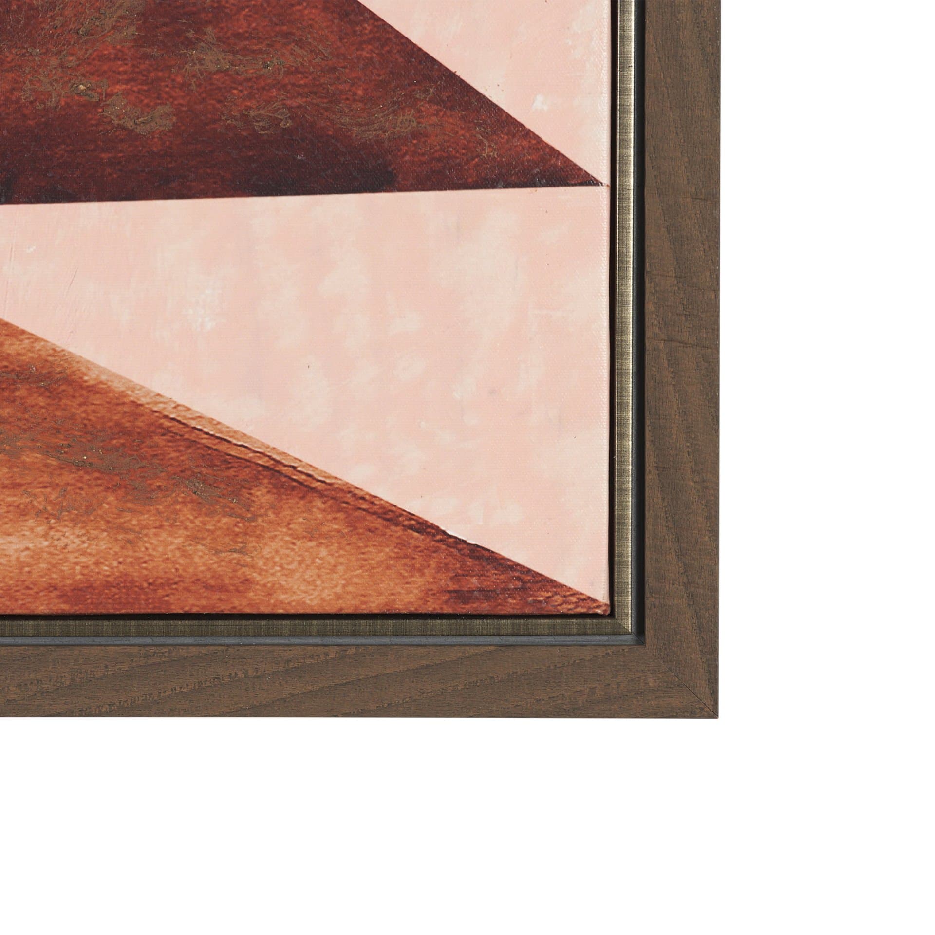 Tri-Angels by Cristina Bartl Villa Hand-Embellished Textured Framed Canvas Artwork — product photograph