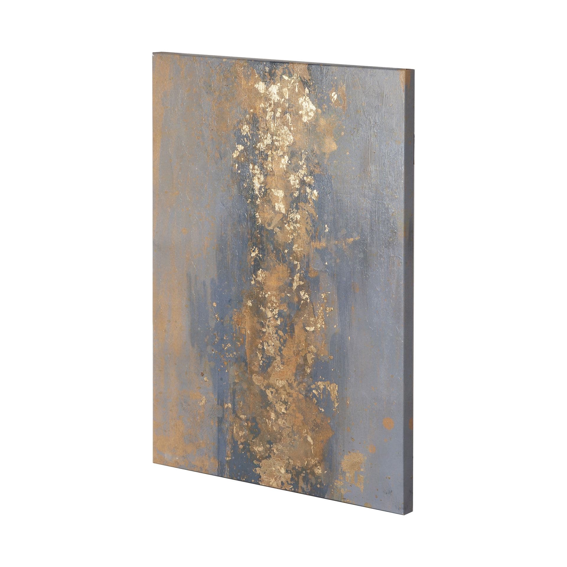 Concrete Gold 2 by Mercana Studio a Hand Embellished Textured Canvas — product photograph