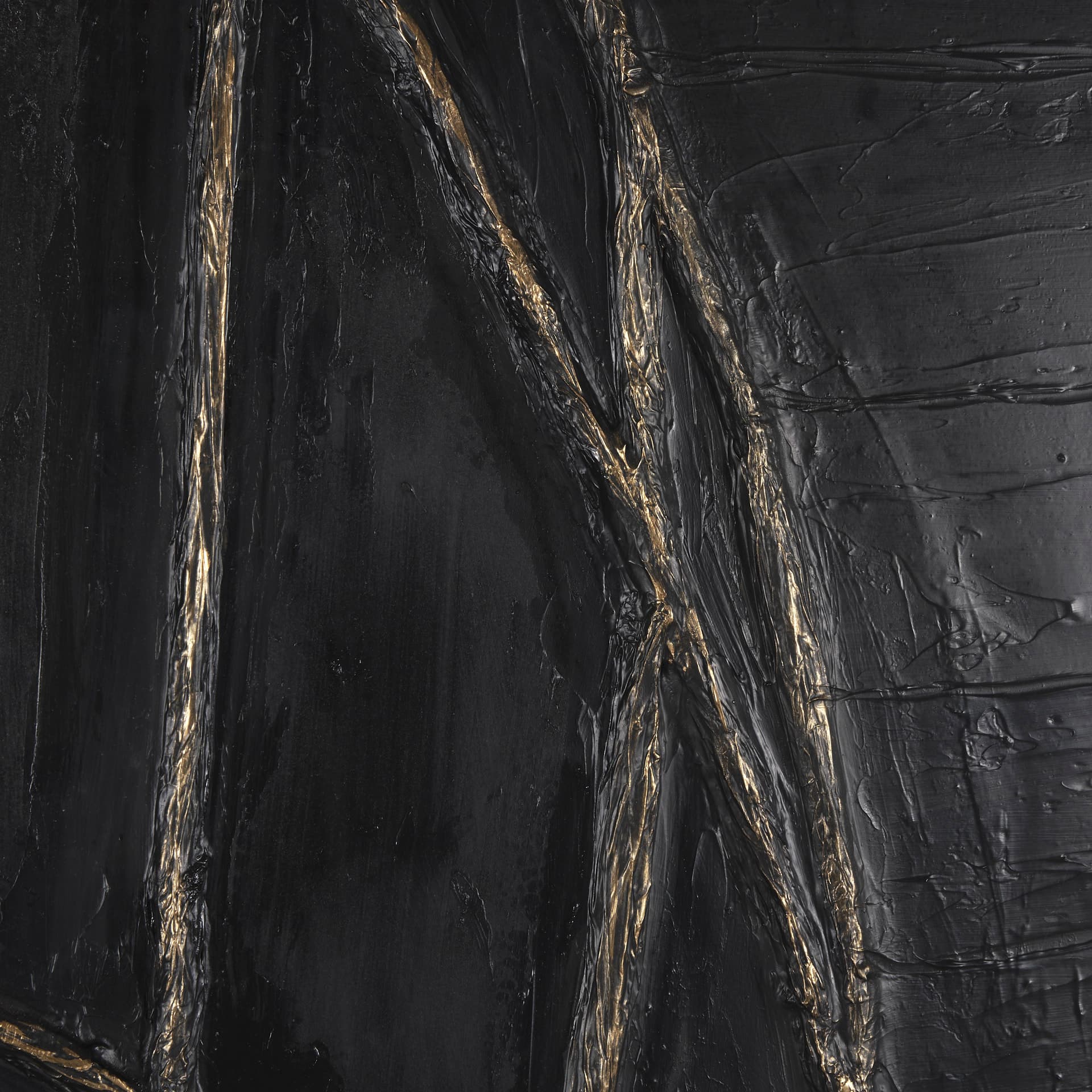 Descent II by Studio M a handmade Original Framed 3D Textured Artwork under Glass — product photograph