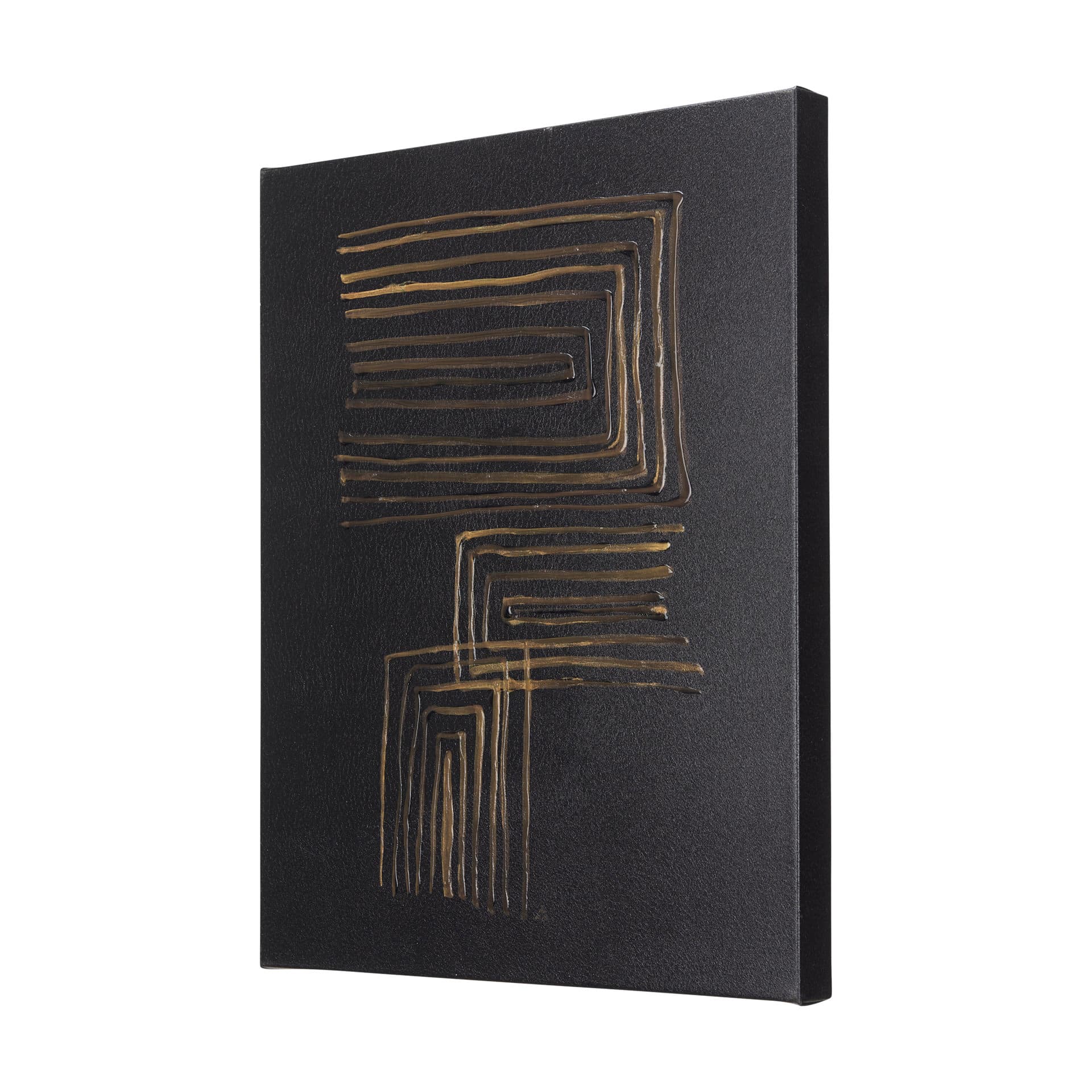 Lines I by Mercana Studio a Hand Embellished Textured Canvas — product photograph