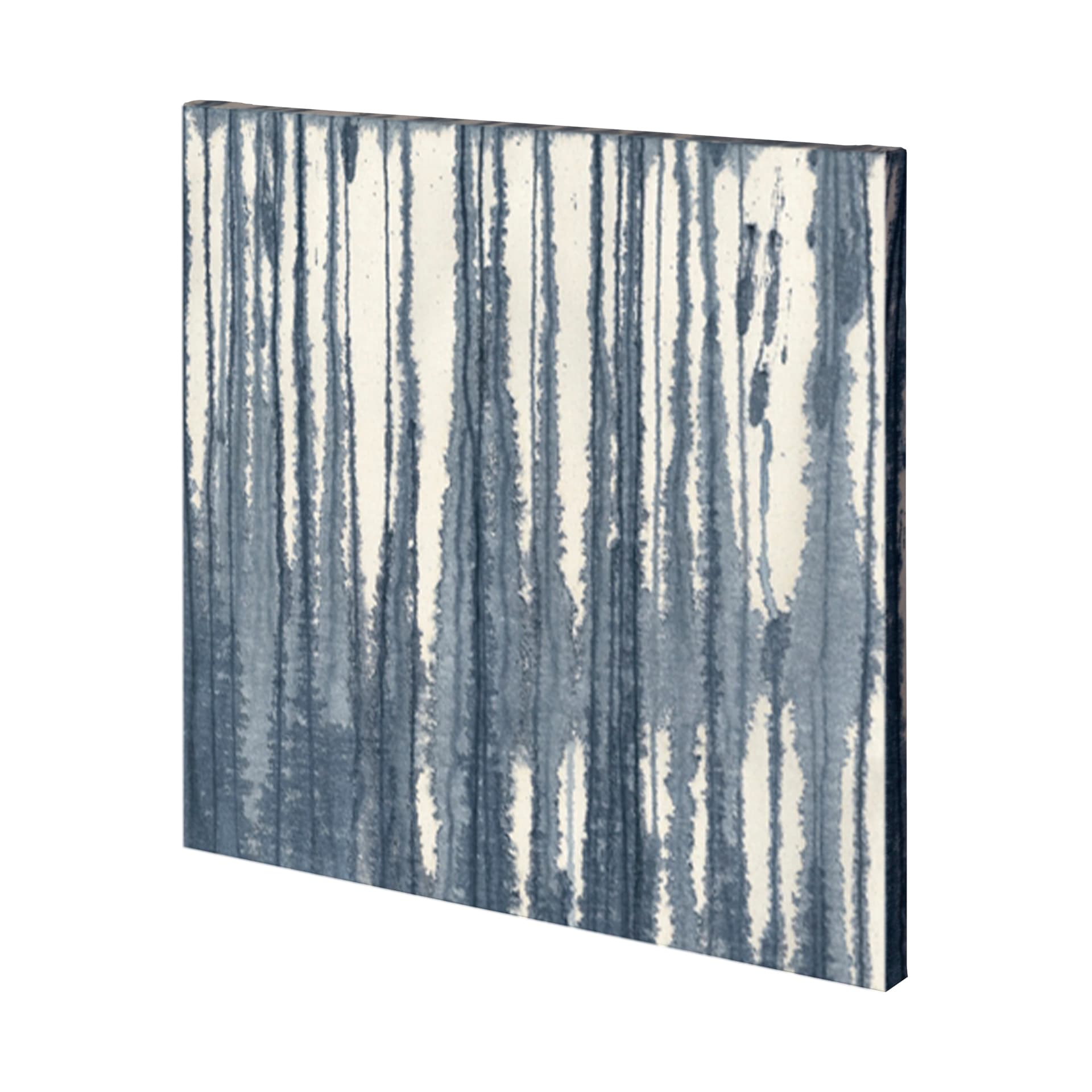 Indigo Muse Abstract by Mercana Studio a Hand Embellished Textured Canvas — product photograph
