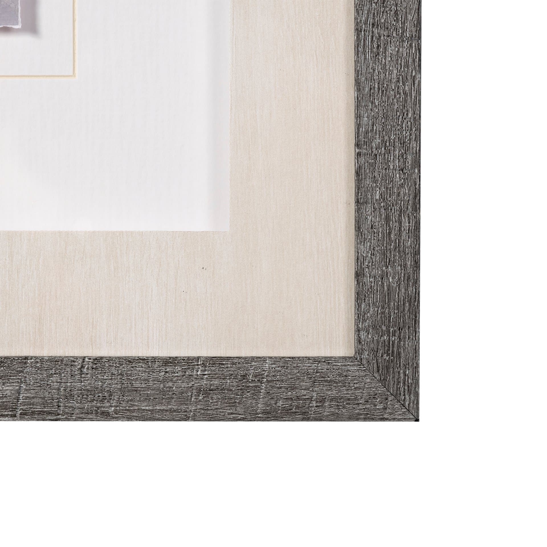 Boat on the Horizon I by Ethan Harper Hand Embellished Textured Framed Art Print Matted under Glass — product photograph