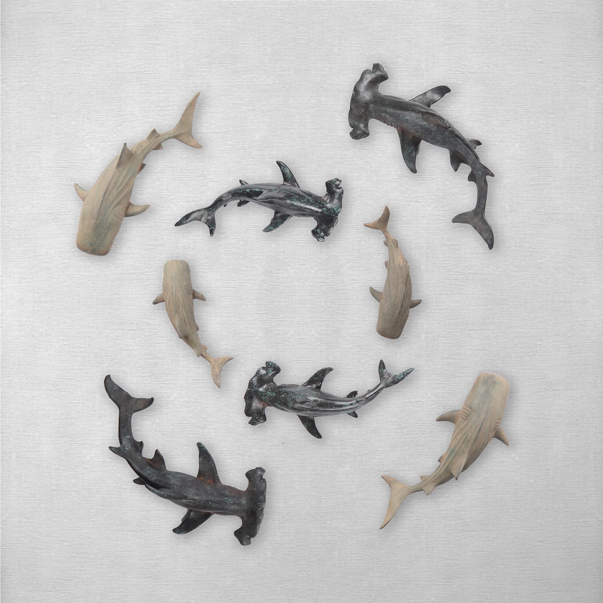 Willa Large Wall Mountable Whale Shark Sculpture — product photograph