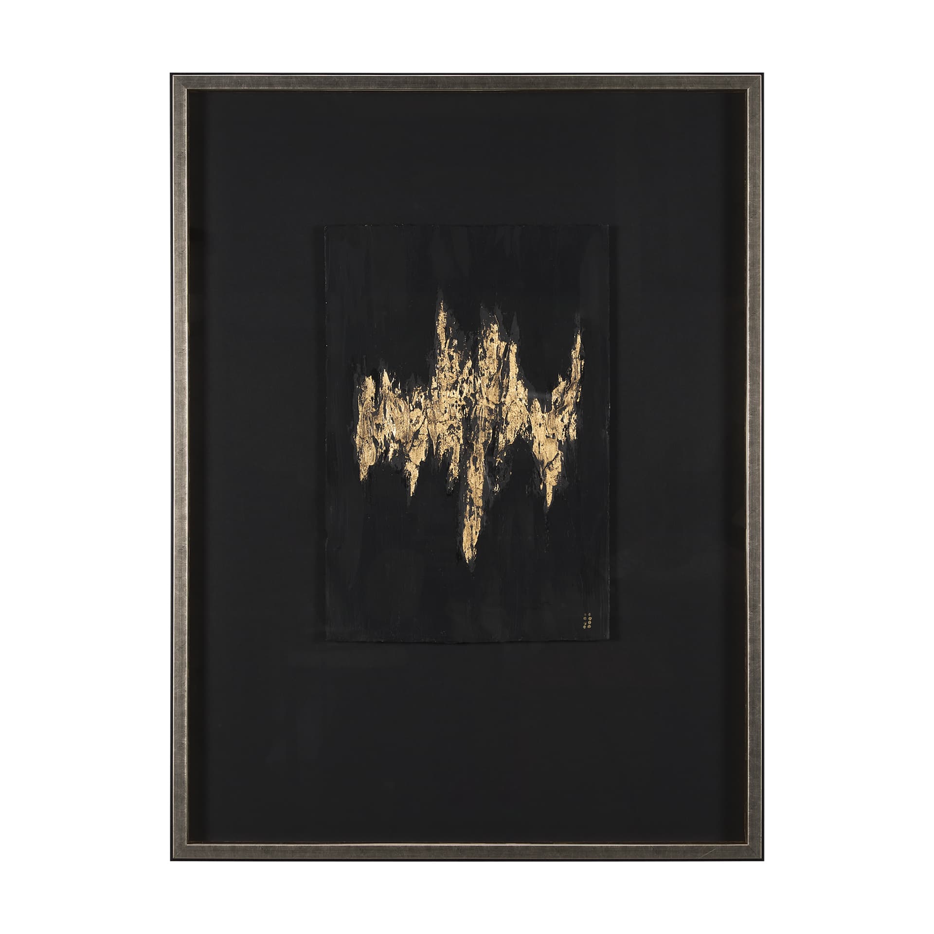 Struck by Studio M a handmade Original Framed 3D Textured Artwork under Glass — product photograph