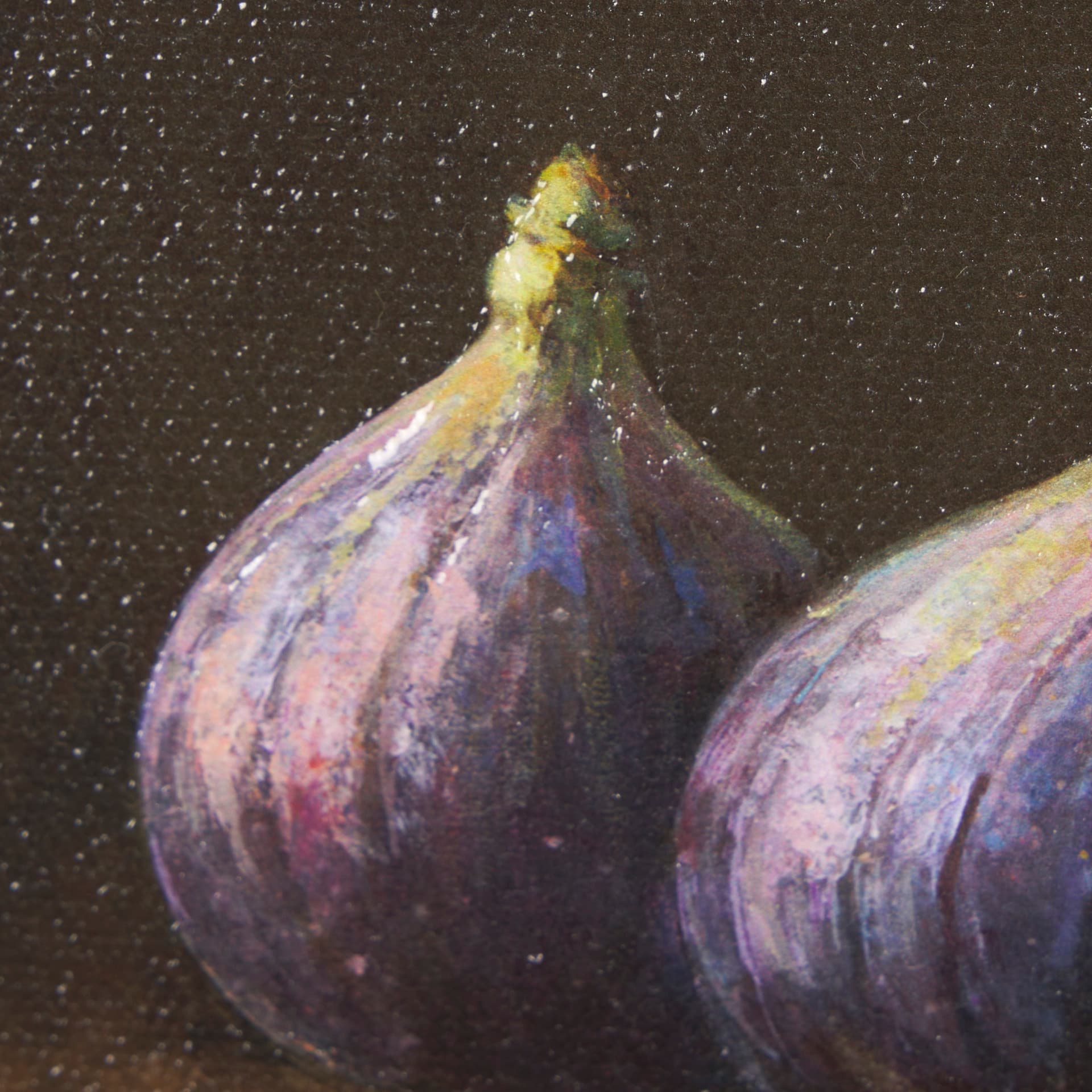 Lonely Figs by Mercana Studio a Hand Embellished Framed Art Print — product photograph