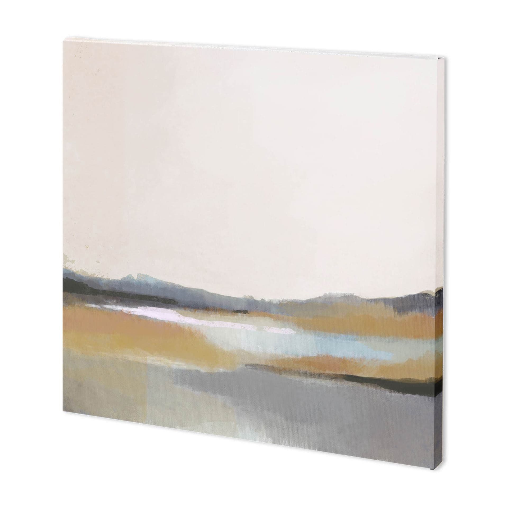 Grey Dunes II by Alison Jerry a Hand Embellished Textured Canvas — product photograph