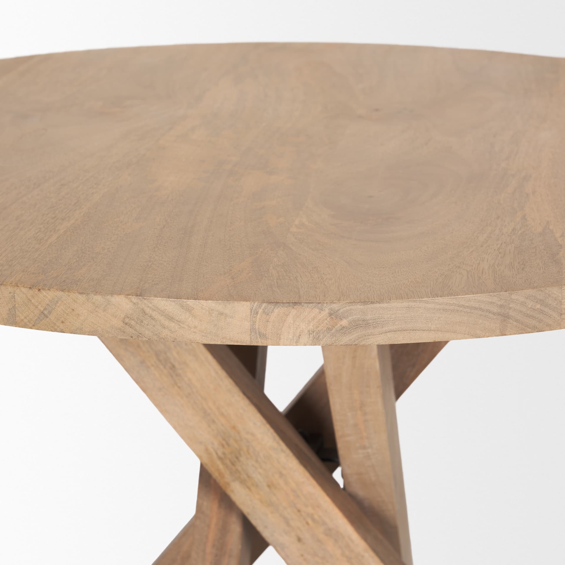 Solana Light Brown Wood Foyer Table — product photograph