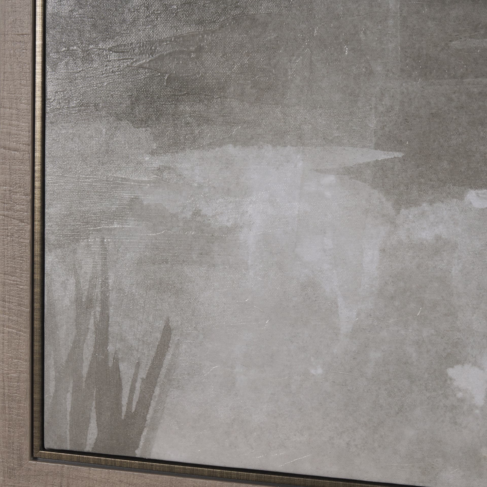 Forest Morning I by Mercana Studio a Hand Embellished Textured Framed Canvas — product photograph