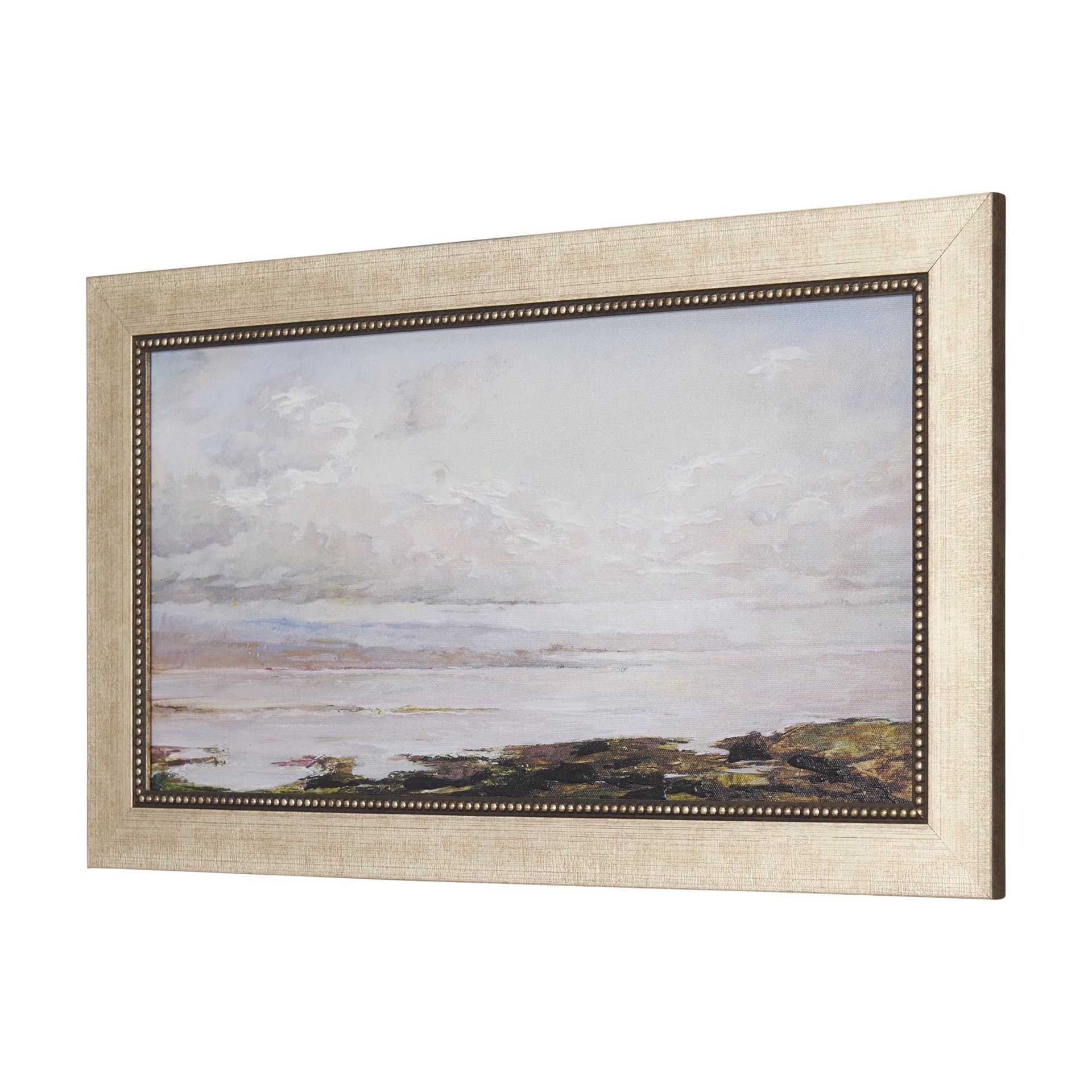 Sea View (Set of 5) by Mercana Studioa Hand Embellished Textured Framed Art Print — product photograph