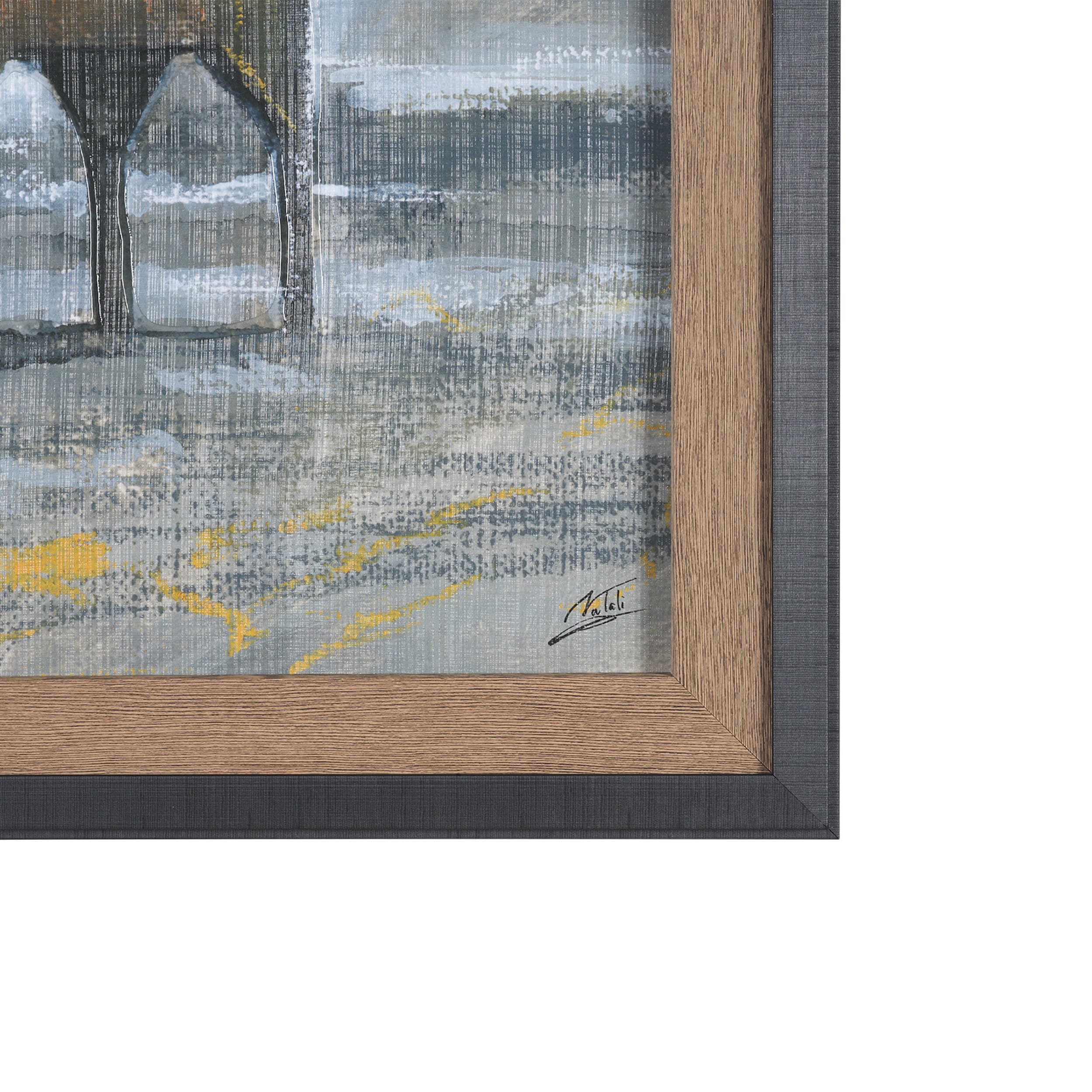 Old Barn III by Mercana Studio a Hand Embellished Textured Framed Art Print — product photograph
