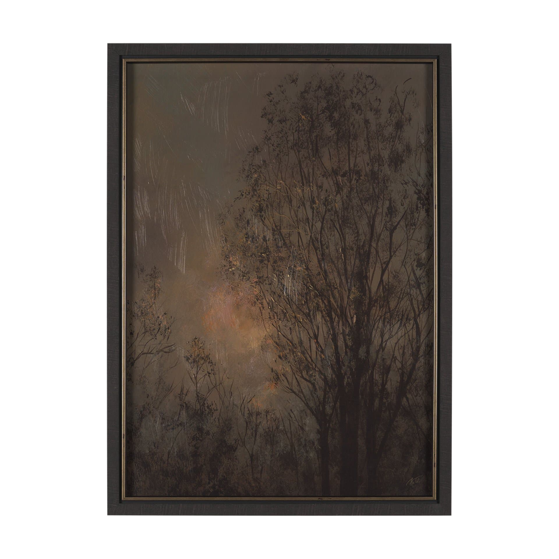 Nights Sky III by Mercana Studio a Hand Embellished Decograph Framed Art Print — product photograph
