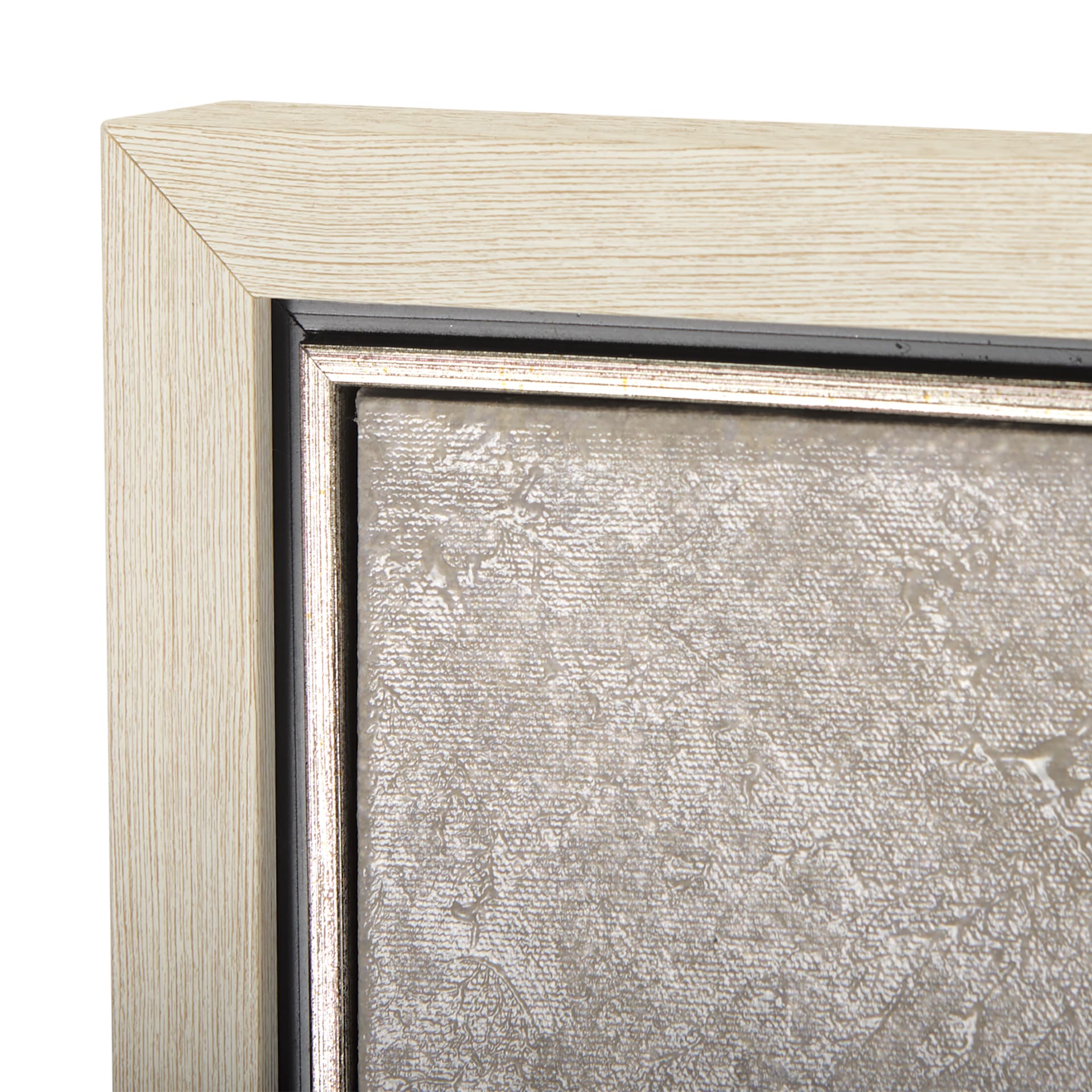 Sandy Waves IV by Mercana Studio a Hand Embellished Textured Framed Canvas — product photograph