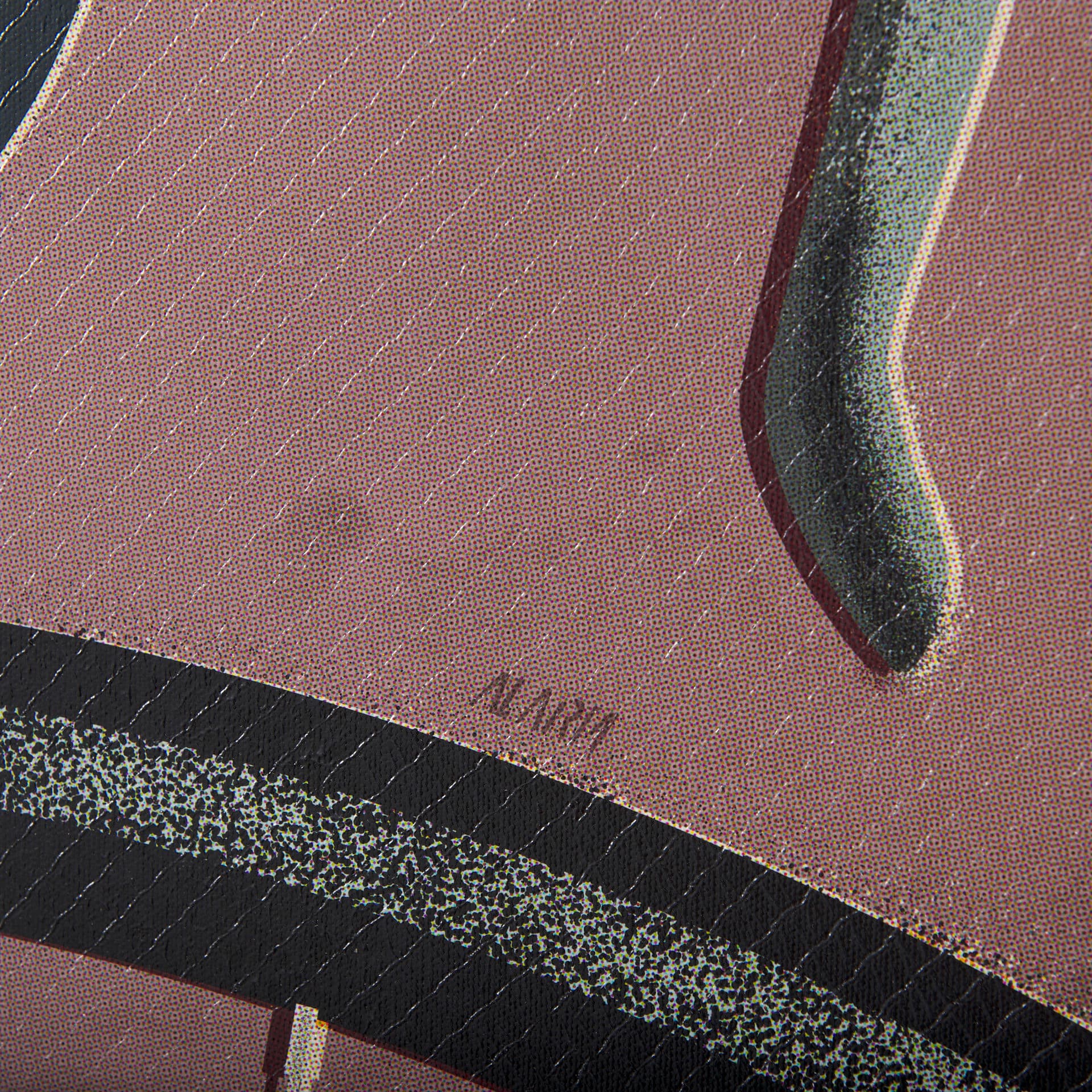 Bike Handle Pink by Alarm a Hand Embellished Textured Canvas — product photograph