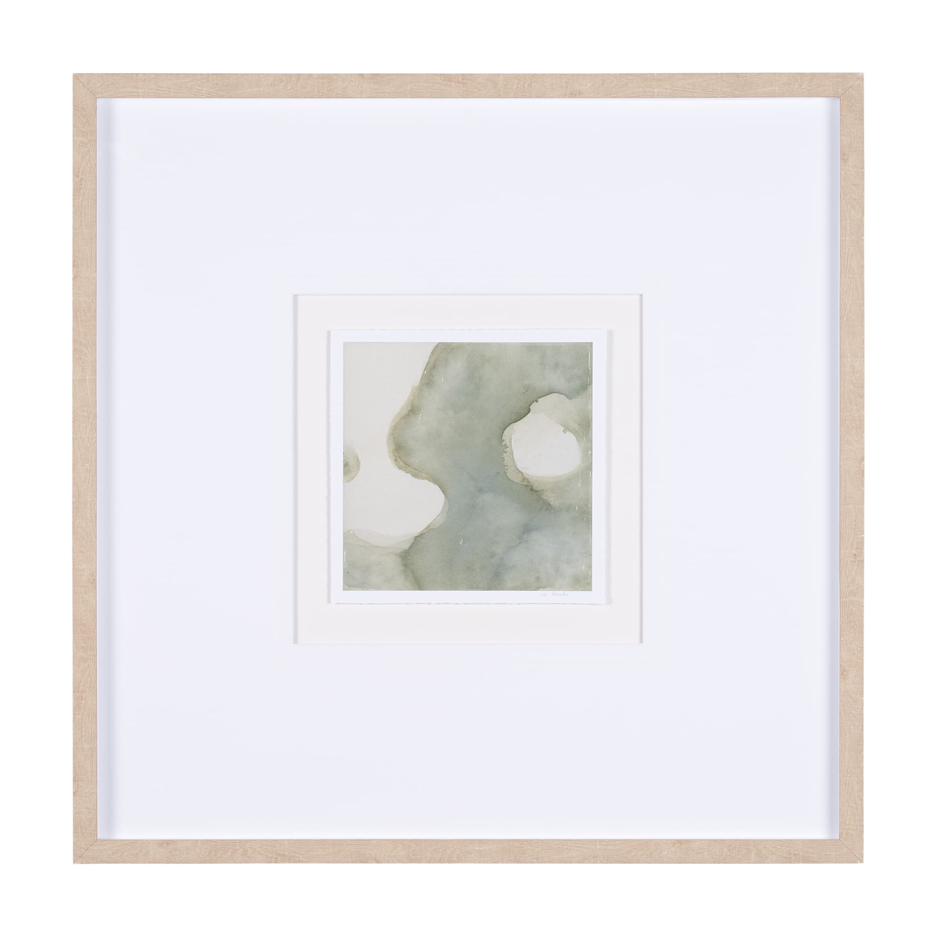 Solitude by Ira Havuka a Hand Embellished Textured Framed Art Print Matted under Glass — product photograph