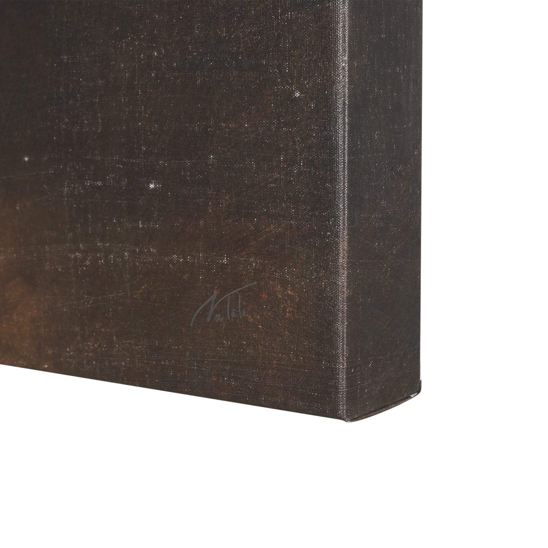 Lonely Figs by Mercana Studio a Hand Embellished Textured Canvas — product photograph