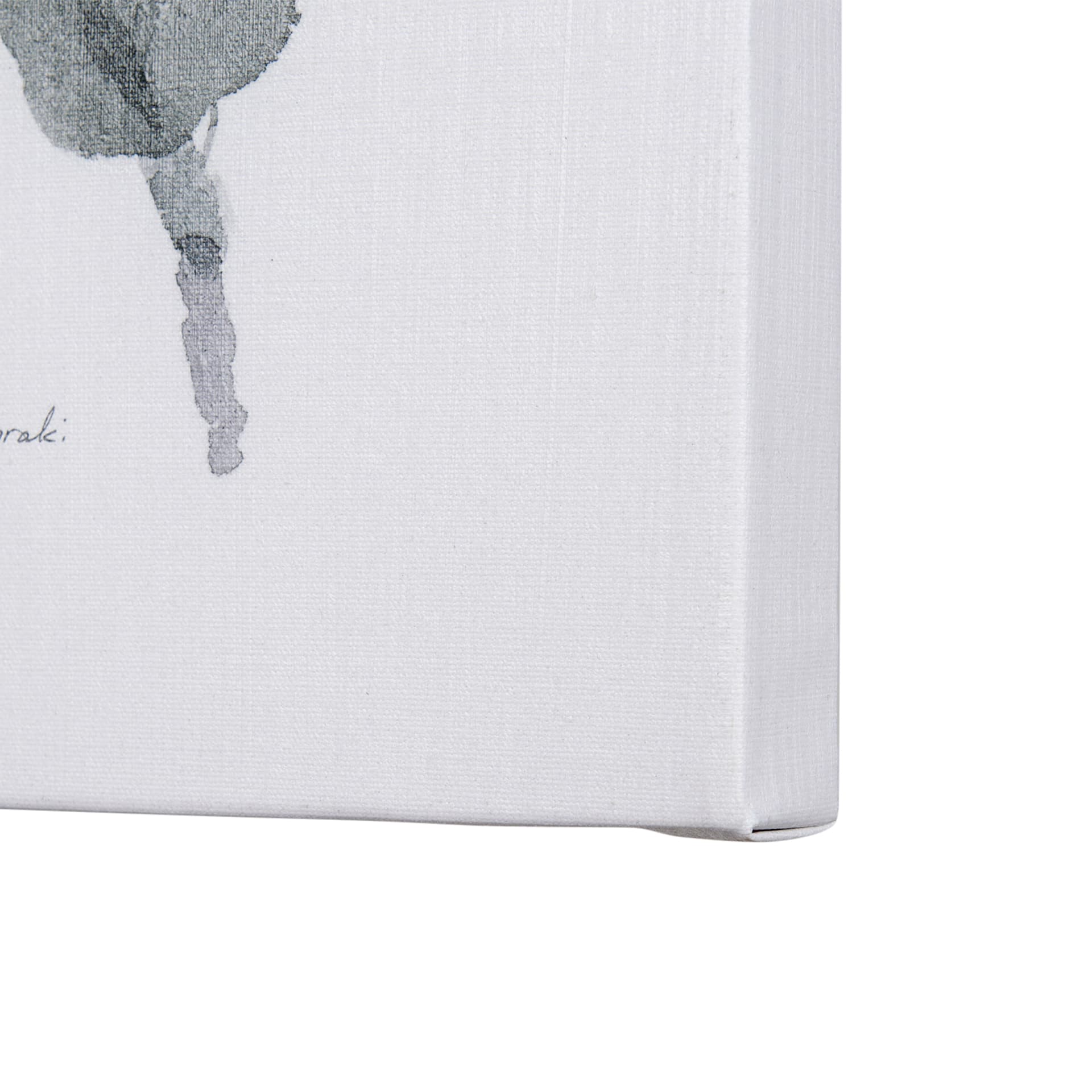 Leaf Shadow III by Mercana Studio a Hand Embellished Textured Canvas — product photograph
