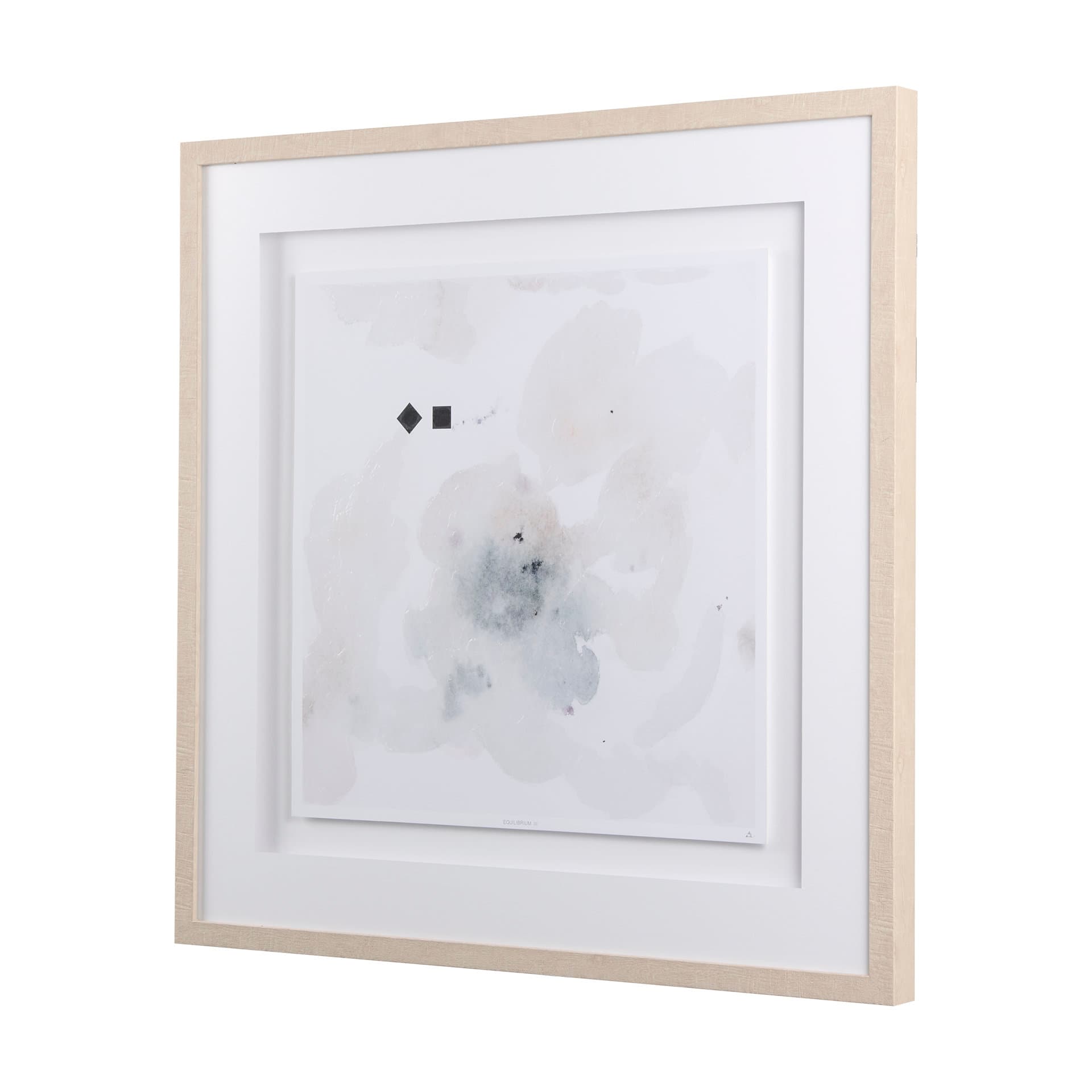 Equilibrium III by Mercana Studio a Hand Embellished Textured Framed Art Print Matted under Glass — product photograph