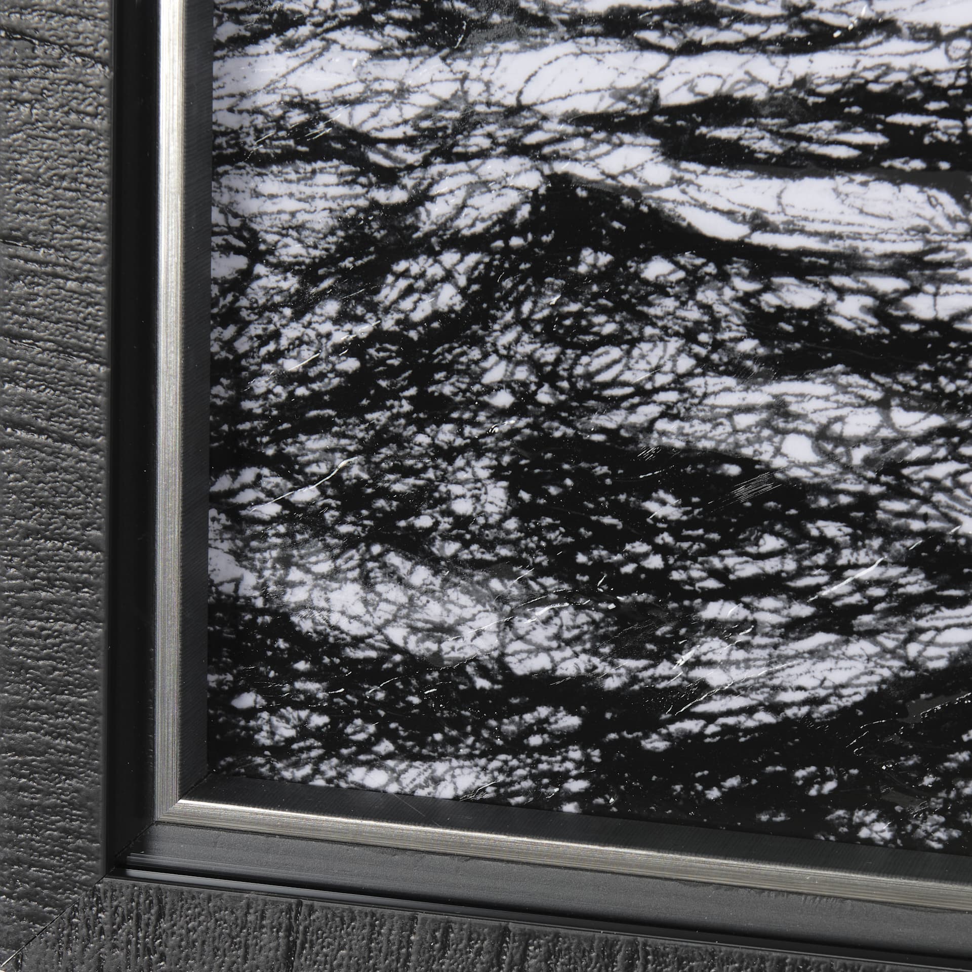 Endless Sea by Mercana Studio a Hand Embellished Textured Framed Art Print Matted under Glass — product photograph
