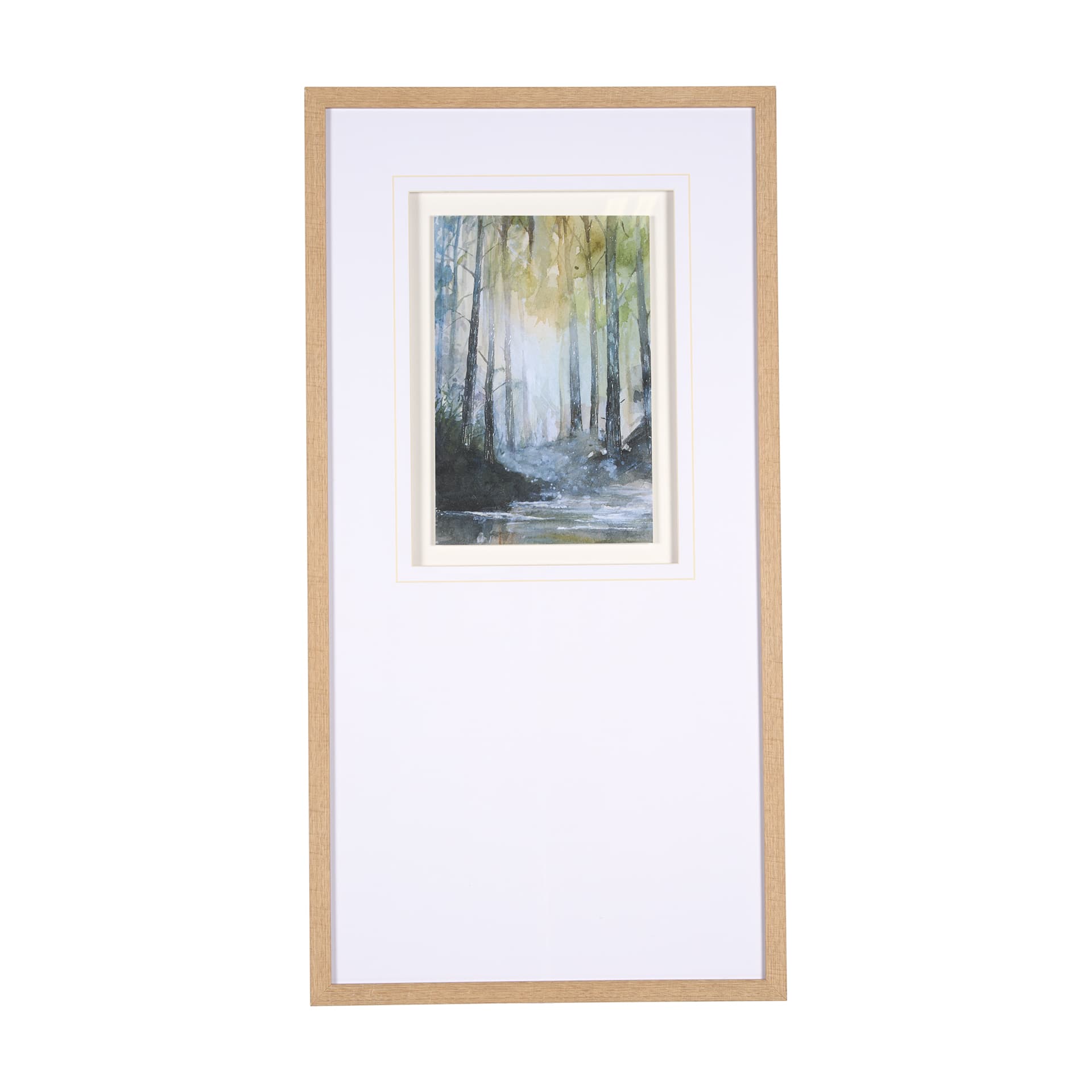 Spring Light I by Mercana Studio a Hand Embelished Textured Framed Art Print Matted under Glass — product photograph