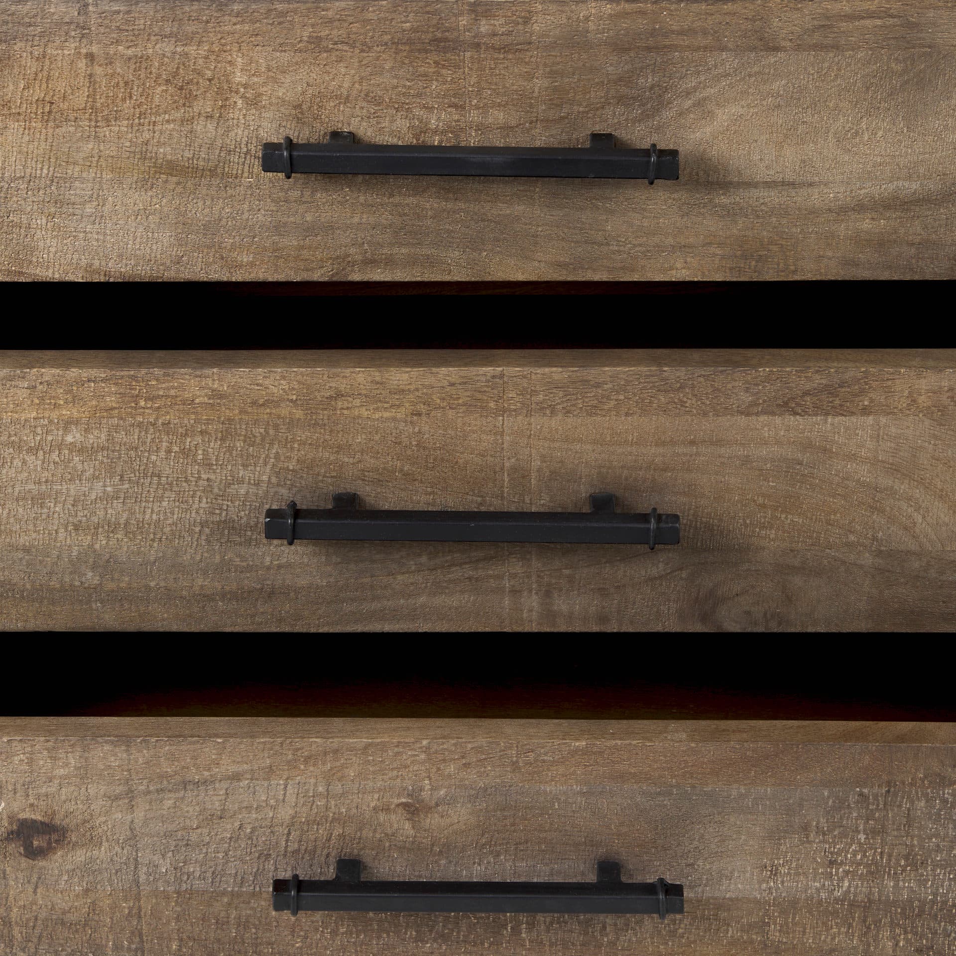 Alvin 34.5L x 21.5W x 30.0H Wood W/Metal Framing Accent Cabinet — product photograph