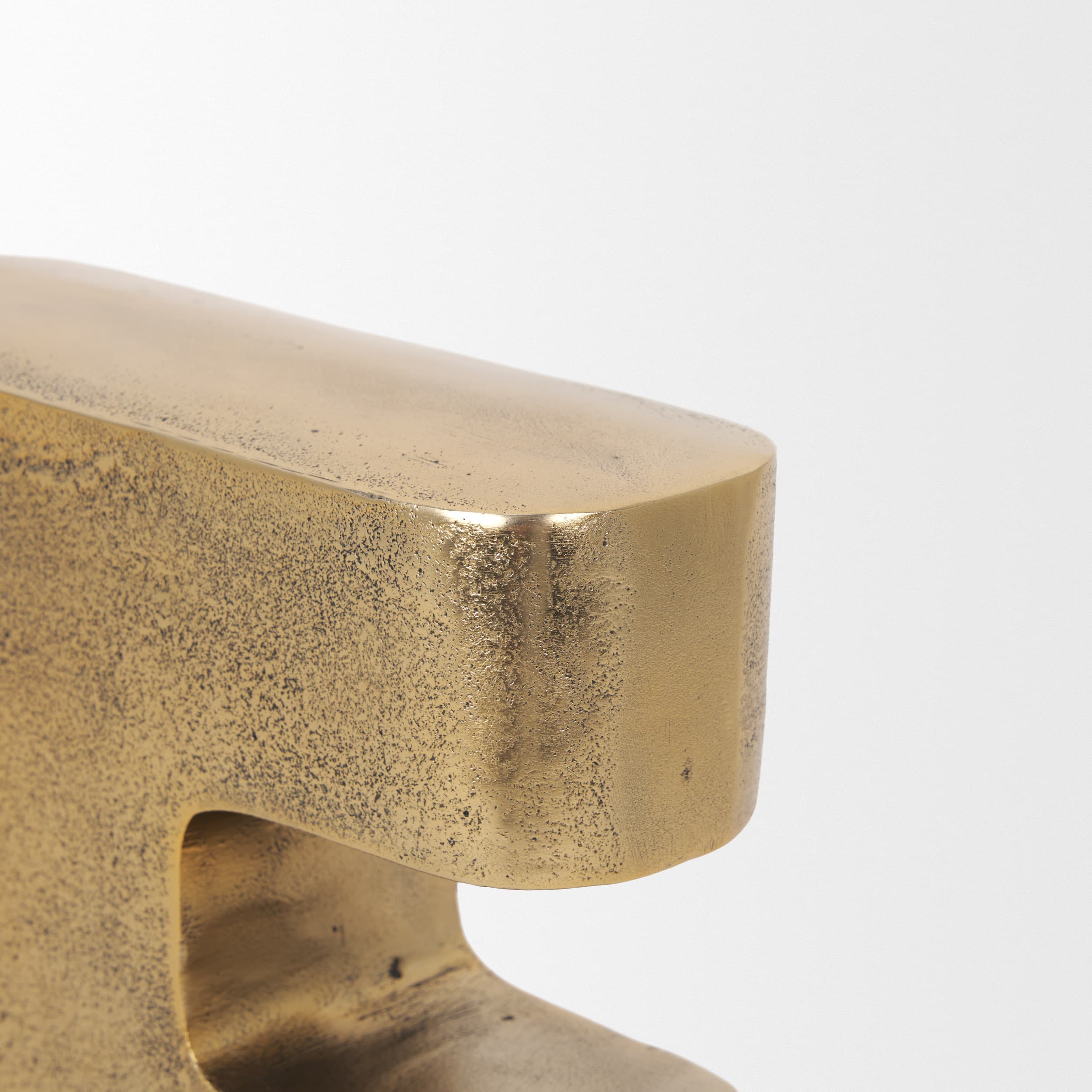 Renni Antiqued Brass Large Decorative Sculpture — product photograph
