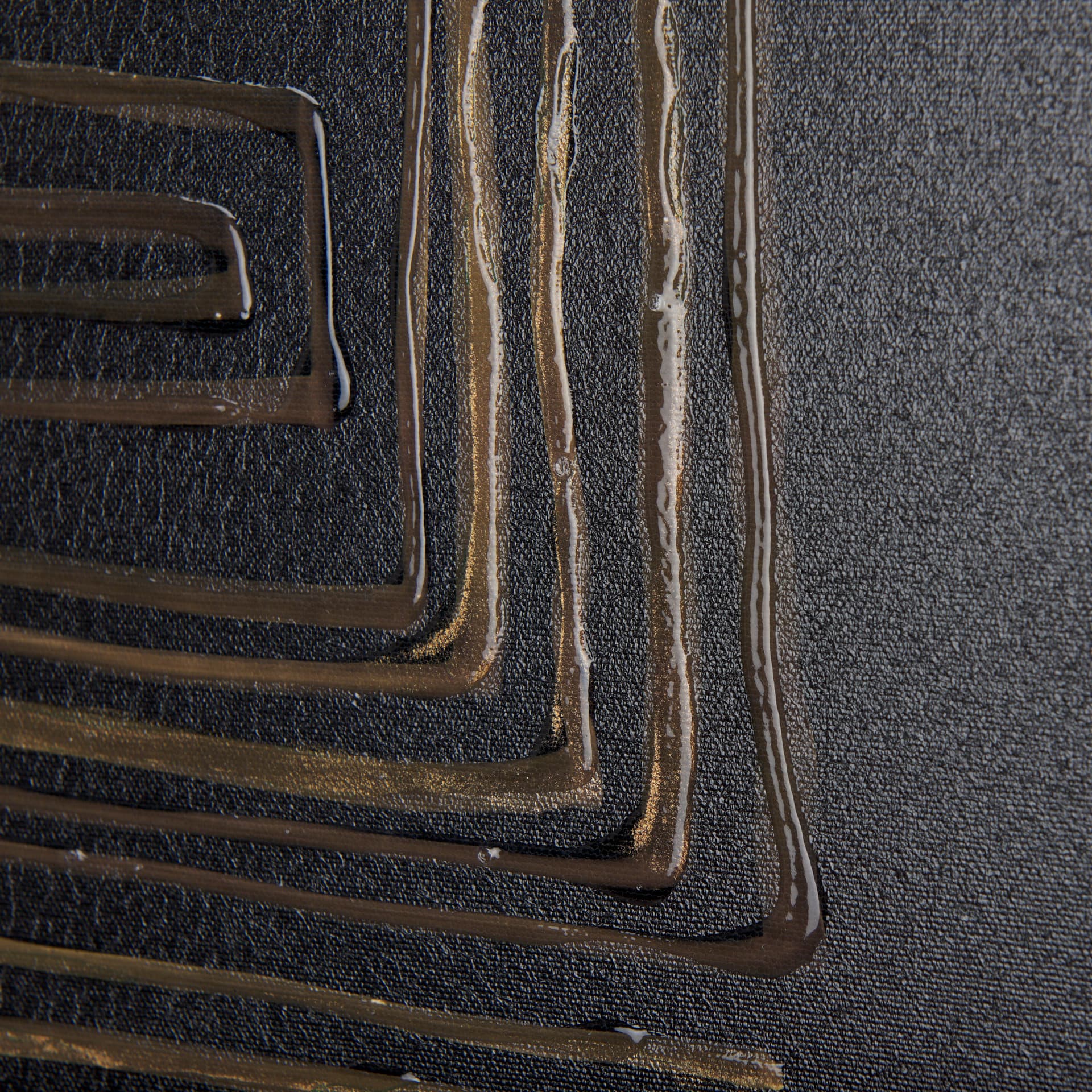 Lines I by Mercana Studio a Hand Embellished Textured Canvas — product photograph