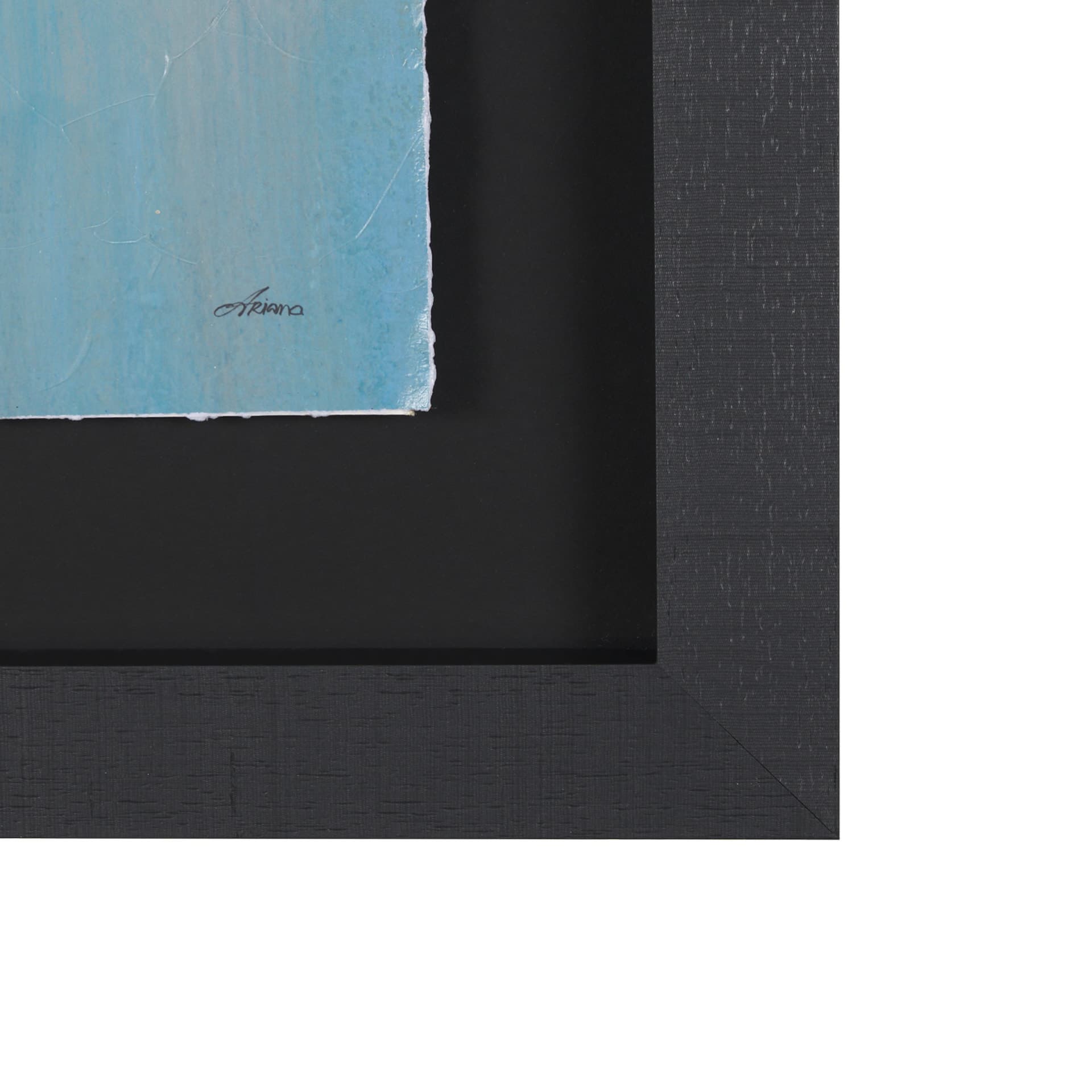 Round Up II Cowboy and Horse by Mercana Studio Hand Embellished Framed Art Print Matted under Glass — product photograph
