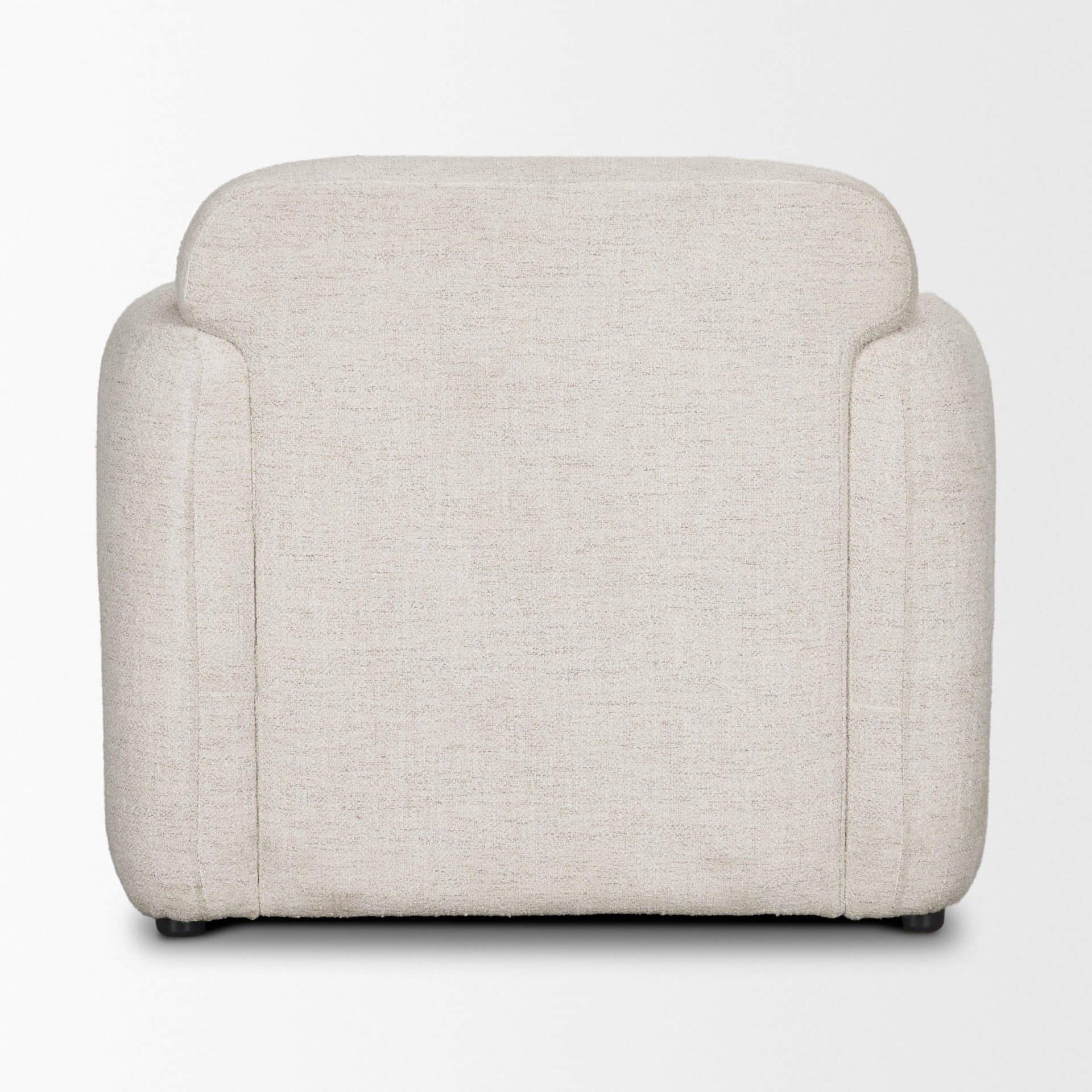 Saga Cream Fabric Upholstered Chair — product photograph
