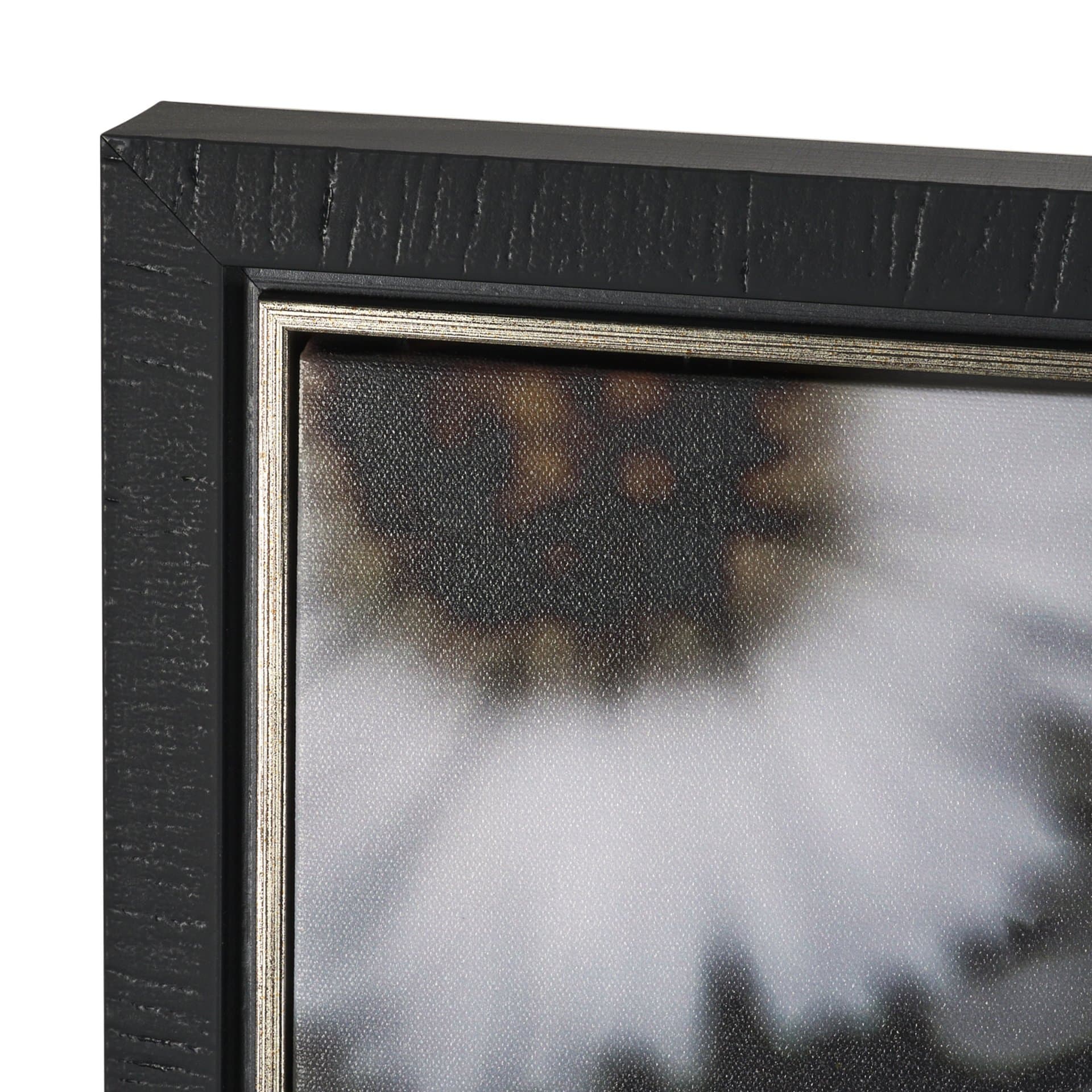 Tiny Flowers 3 by Mareike Bohmer Hand-Embellished Textured Framed Canvas Art Print — product photograph