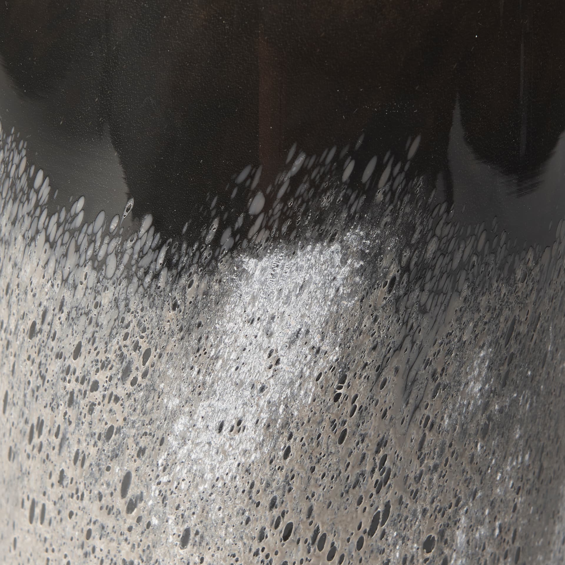 Emu Tall Black w/ Gray Vase — product photograph